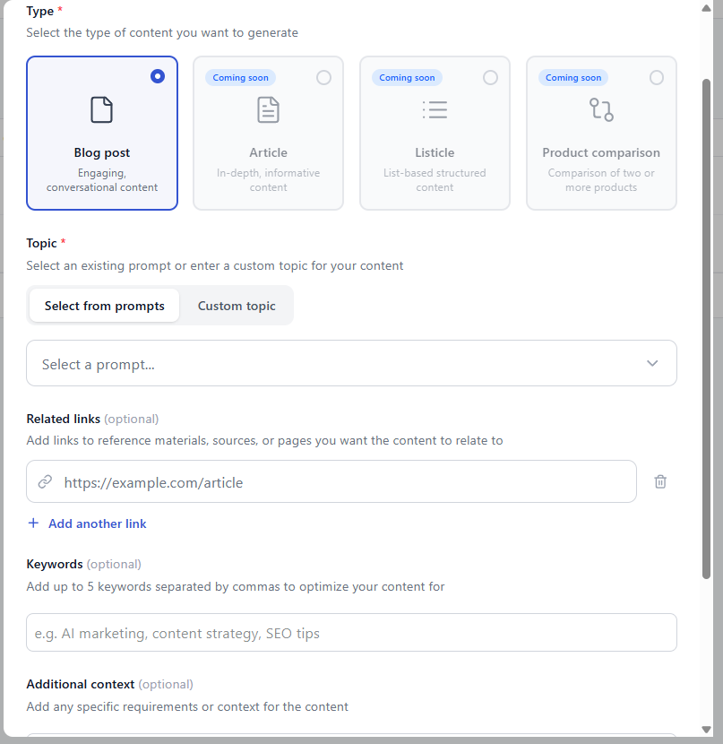 AI-Optimized Content Creation