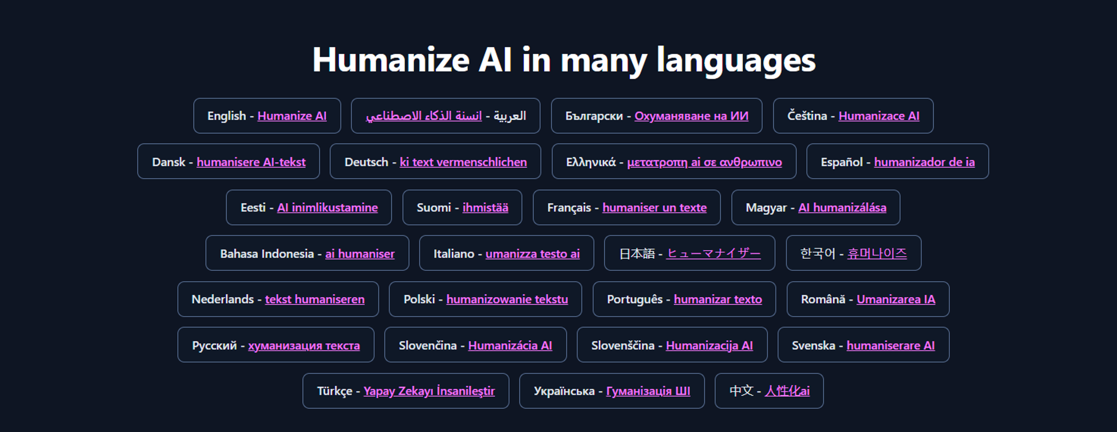 Multilingual & Multi-Tone Support