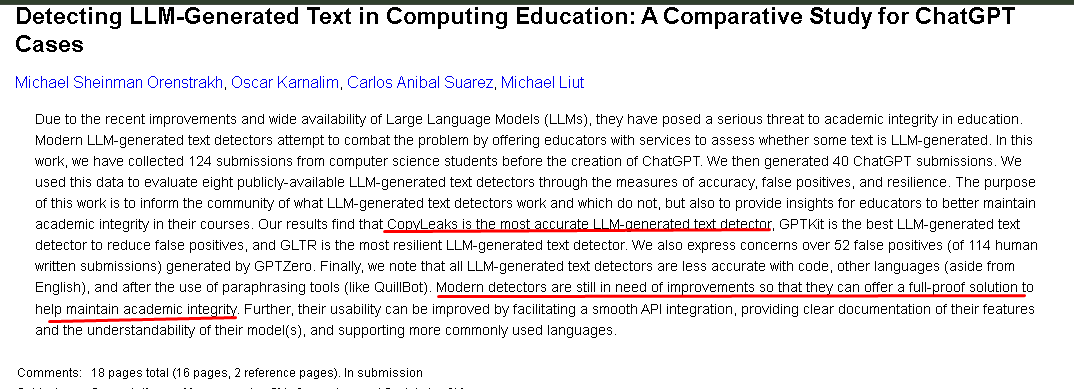 Detecting LLM-Generated Content