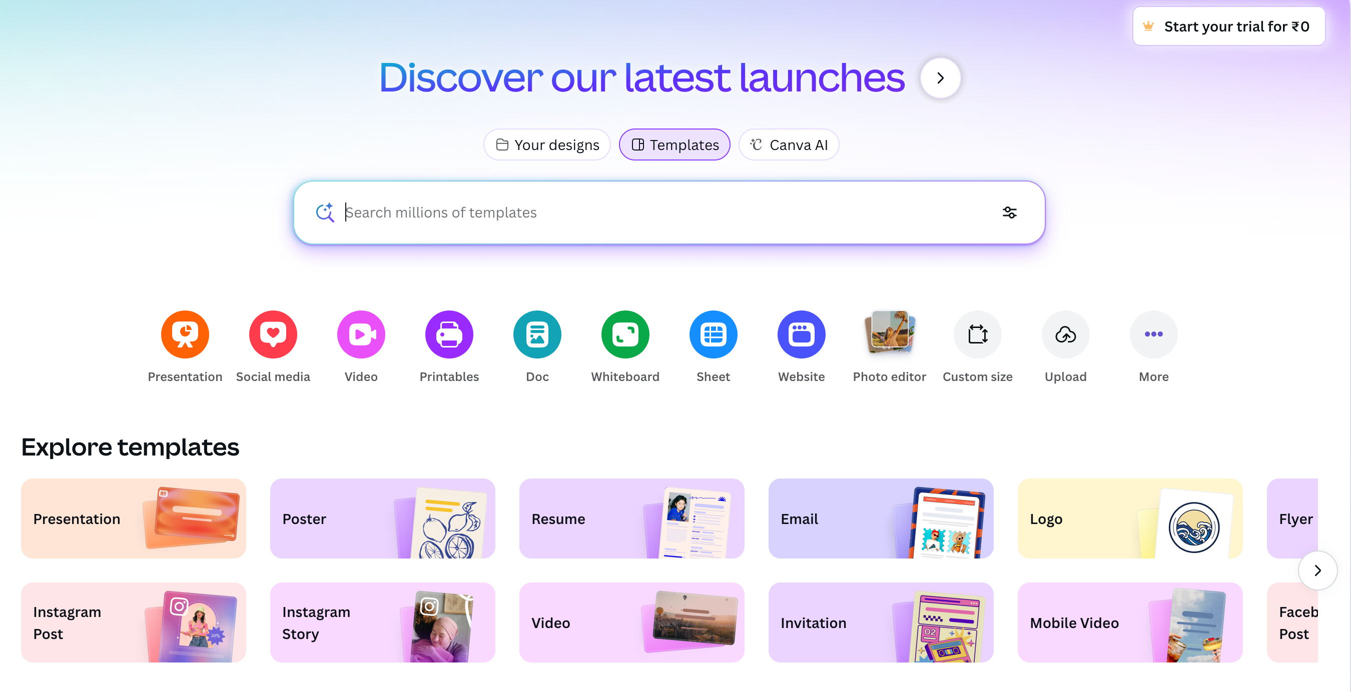 Canva – Best AI Marketing Tool