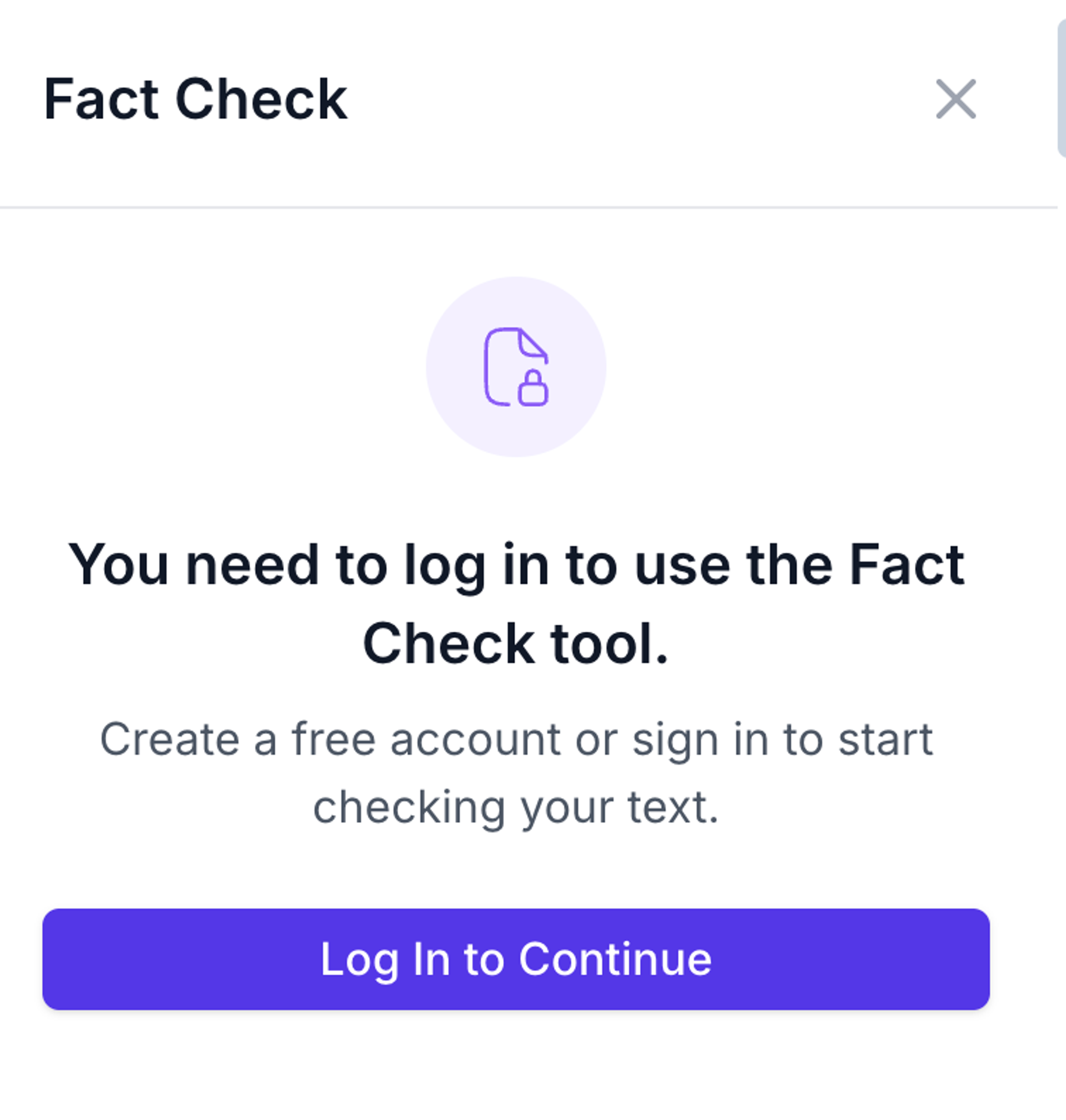 Fact check