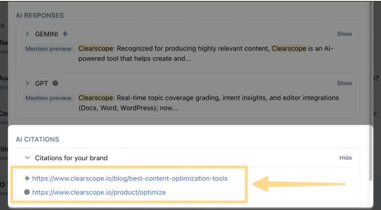 AI Cited Pages