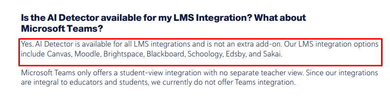 LMS to automatically scan