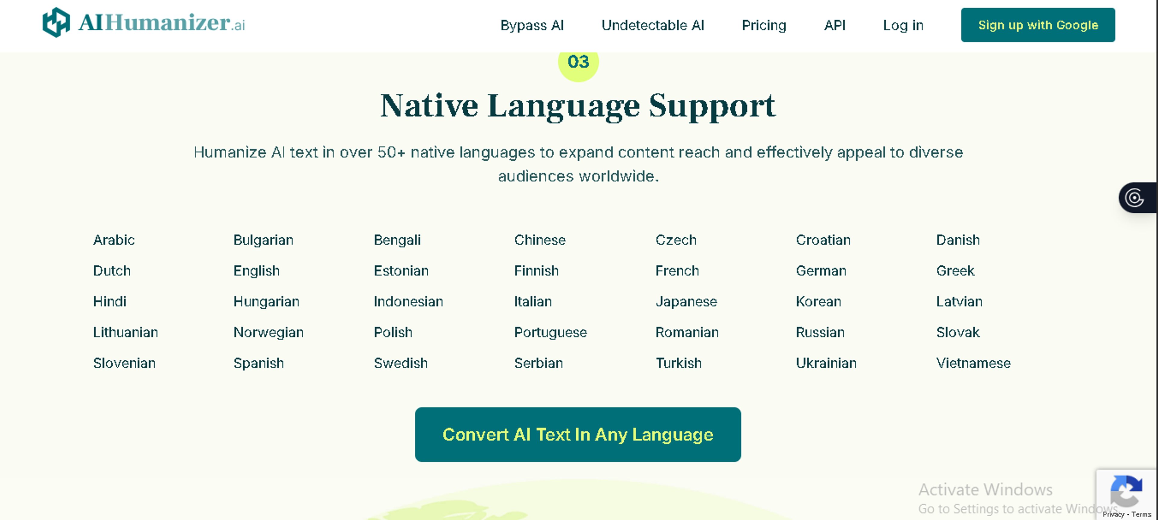 Strong Multilingual Capability