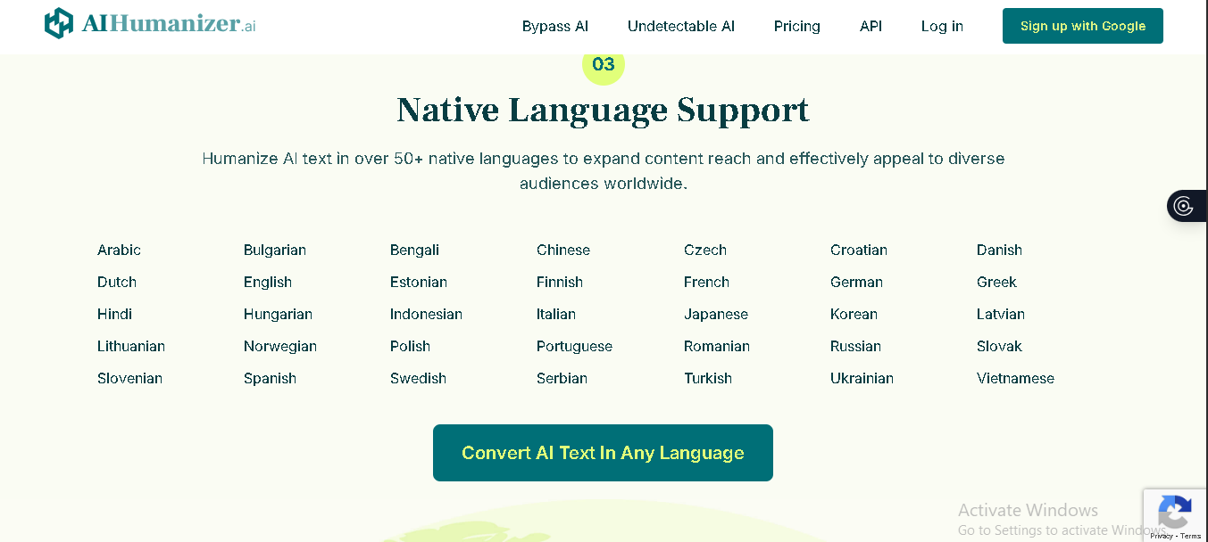 Strong Multilingual Capability