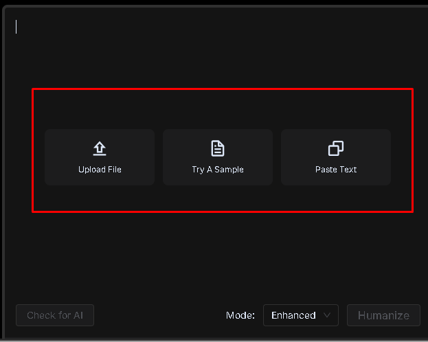 File Upload and Large-Text Handling