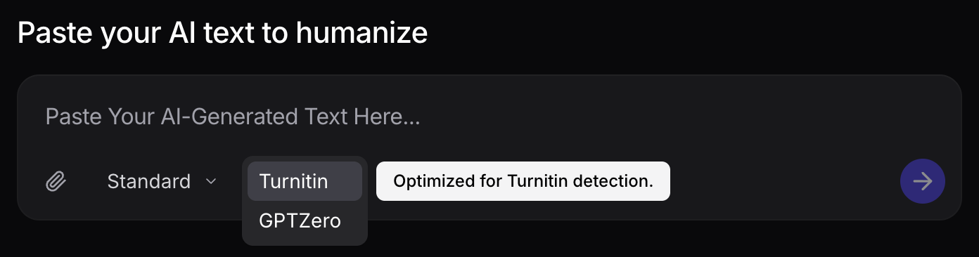 Turnitin-Oriented Humanization