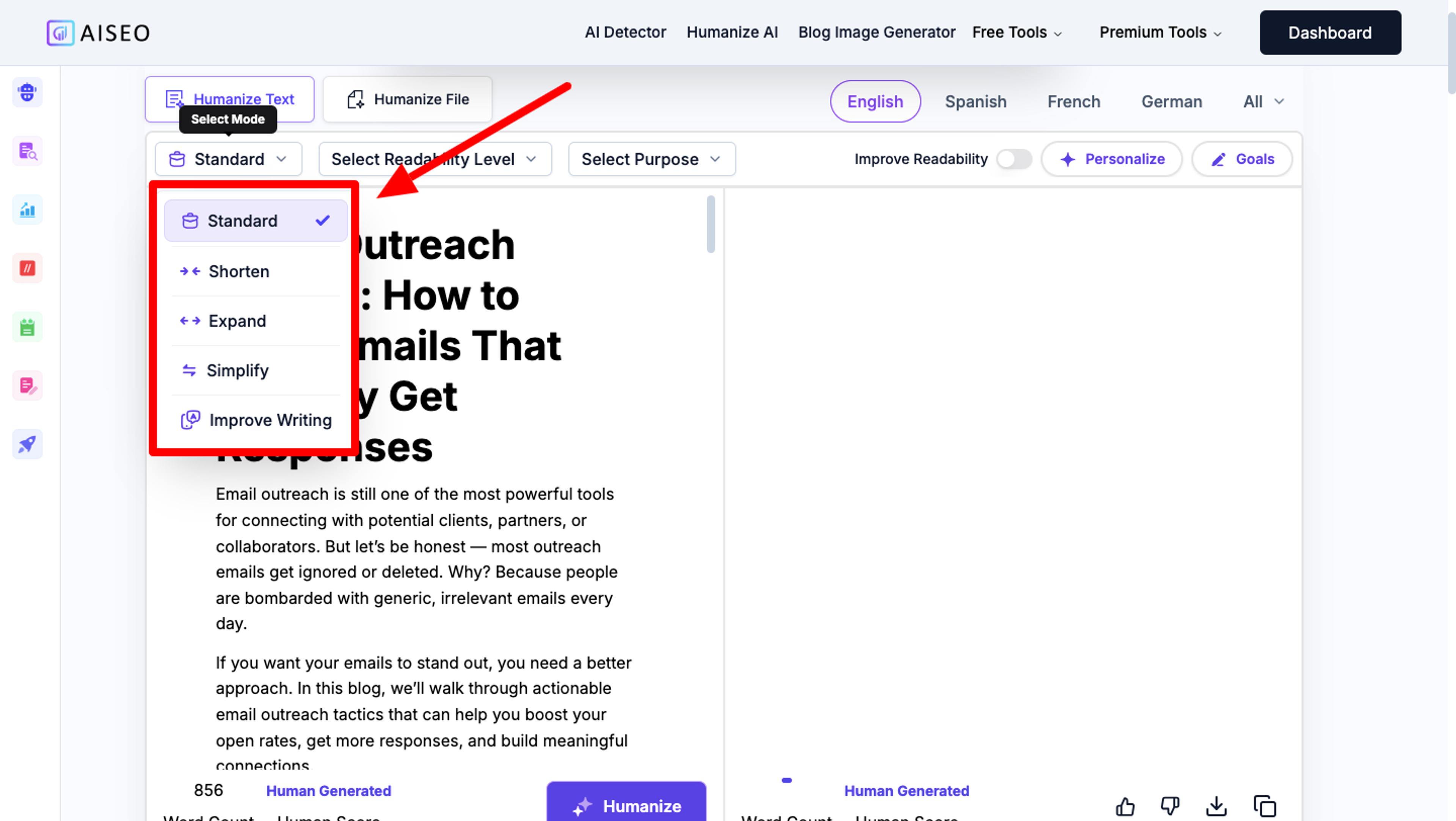 Context-Aware Rewriting