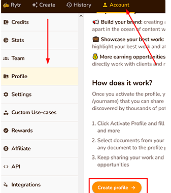 Writing Profiles