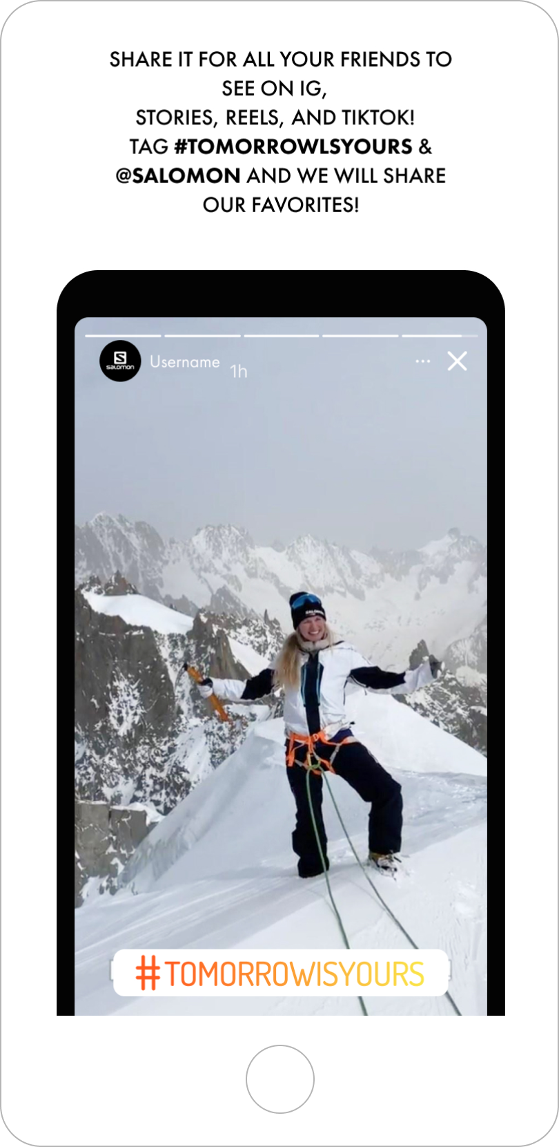 Salomon image mobile écran