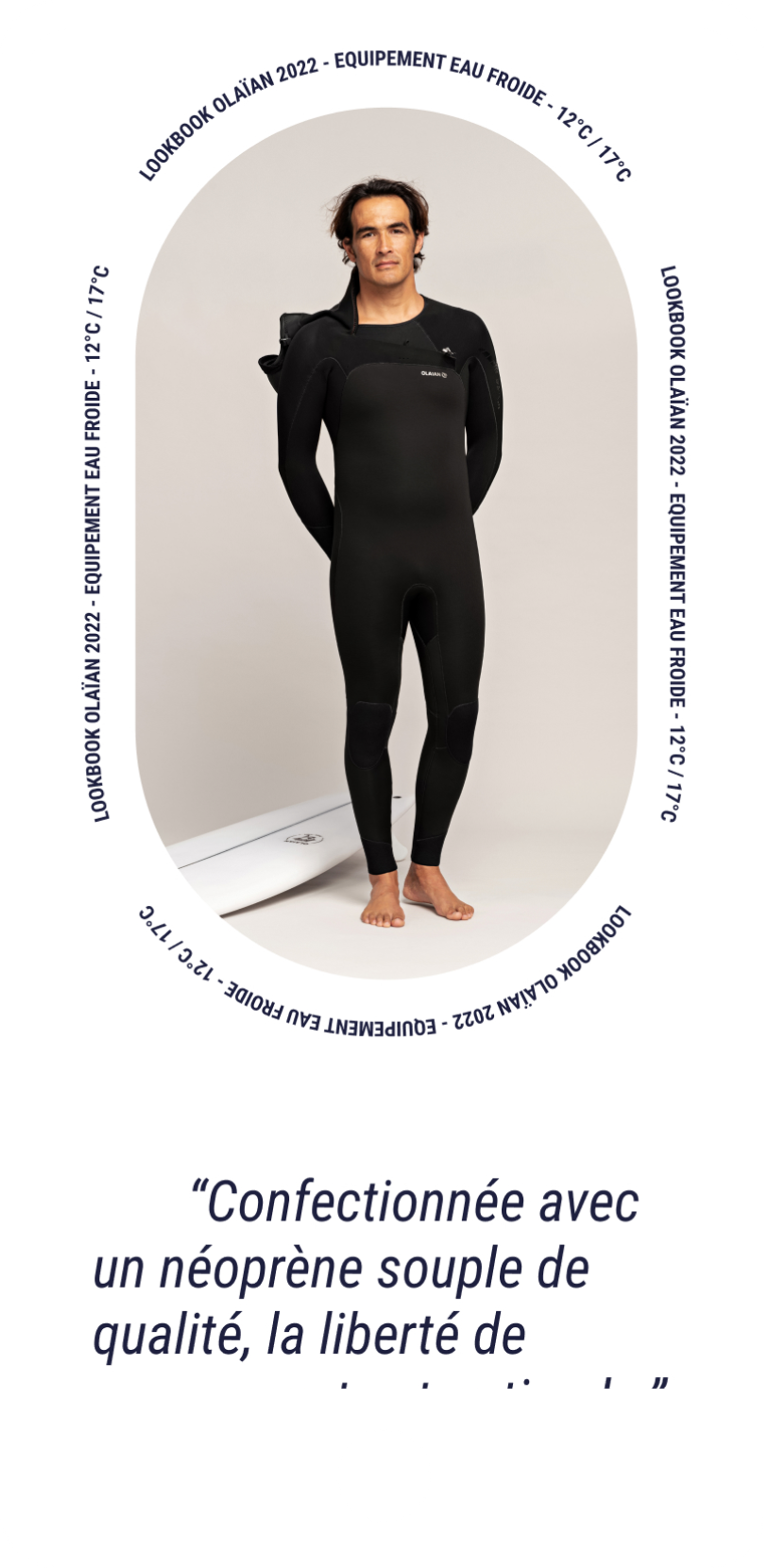 Olaian Loobook men's mobile wetsuit