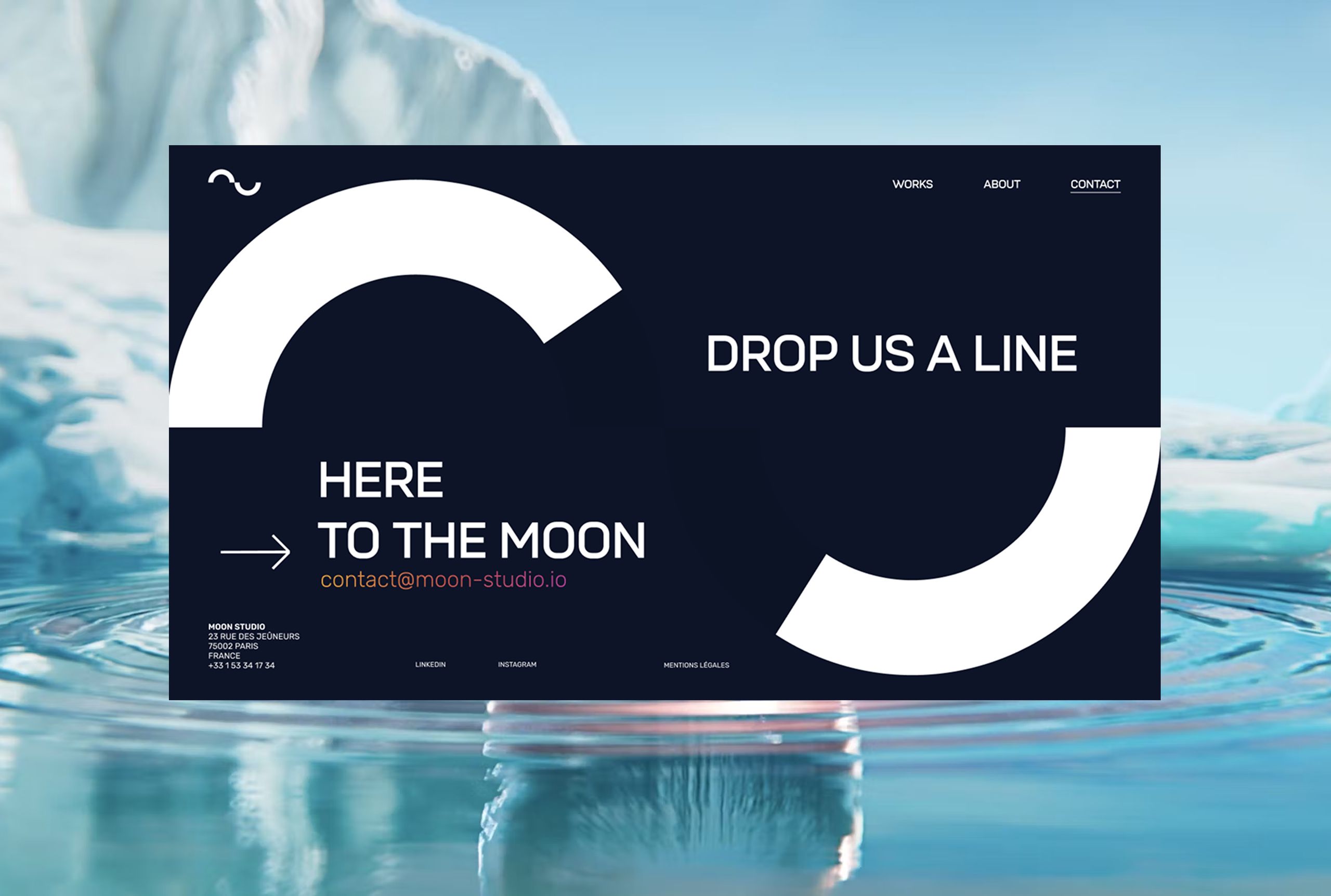 Moon - page contacts