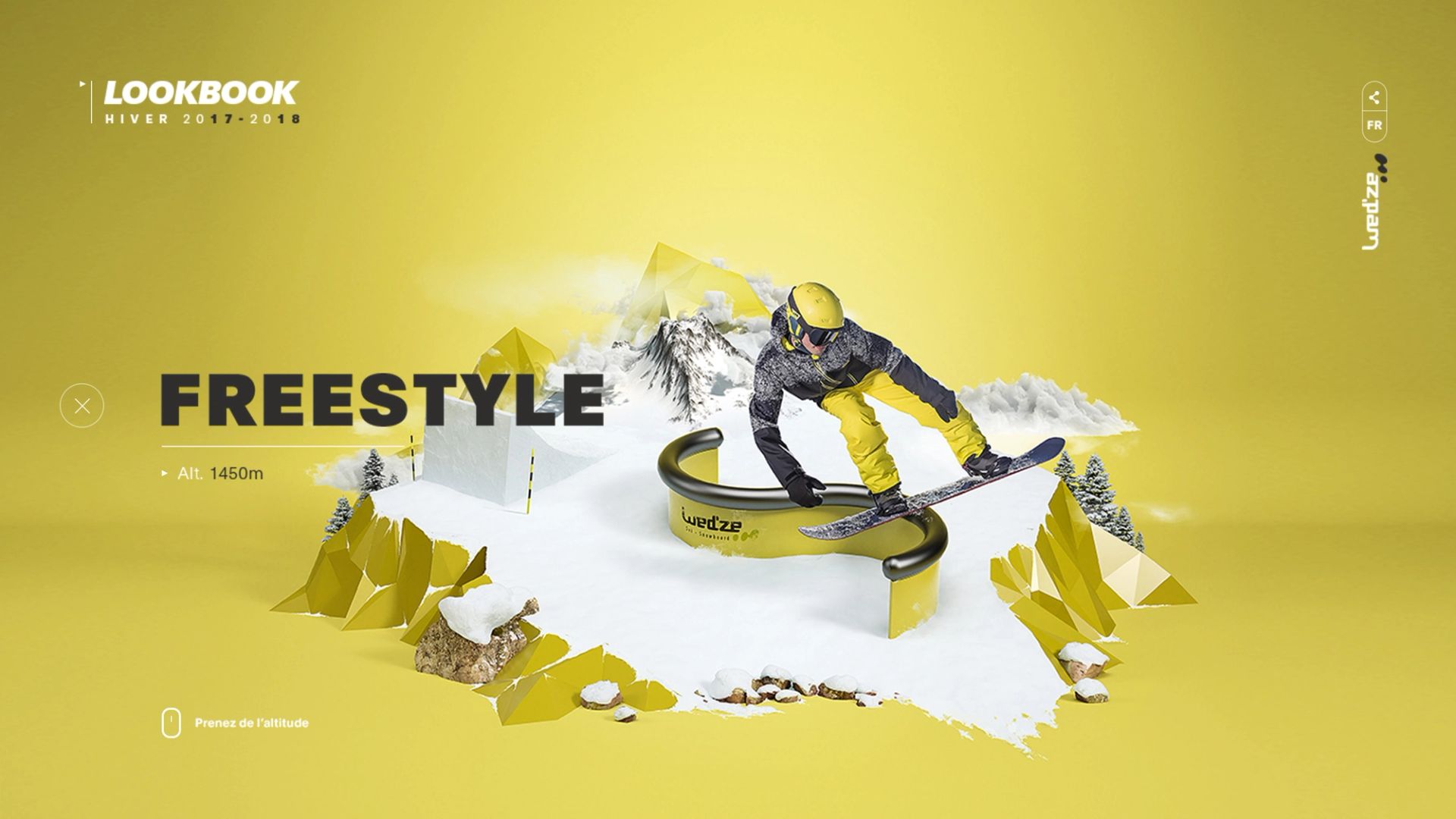 Wedze - Lookbook 2018 desktop freestyle