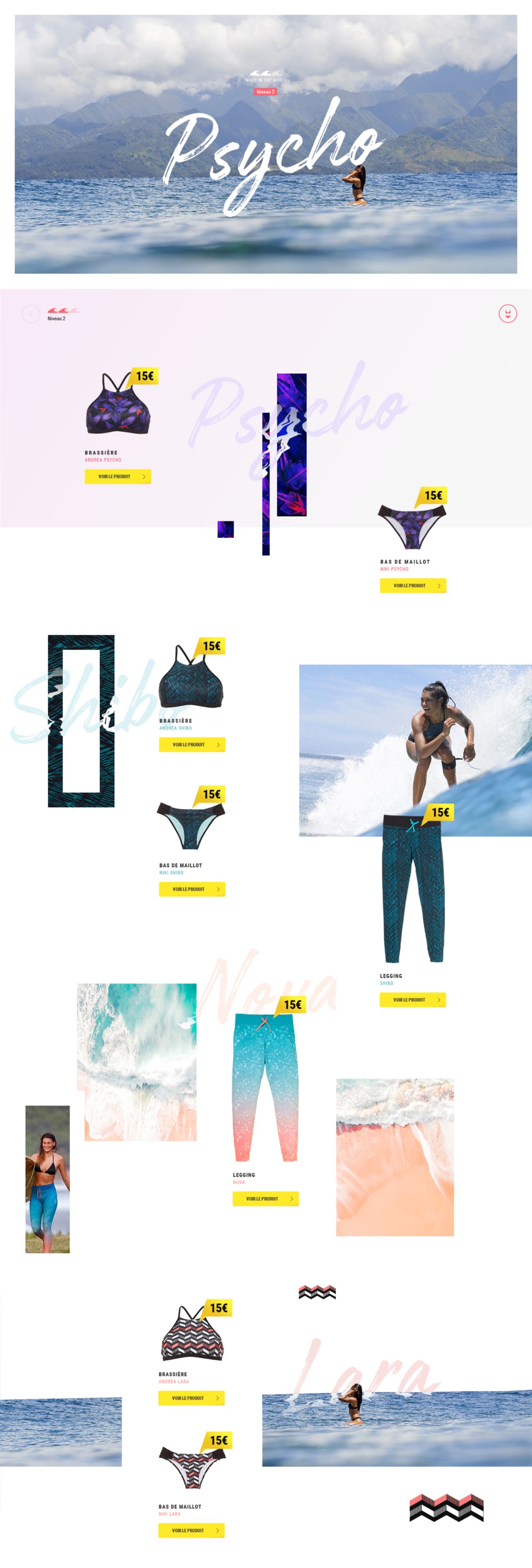 OLAIAN Lookbook 2018 summer edition landing page pyscho