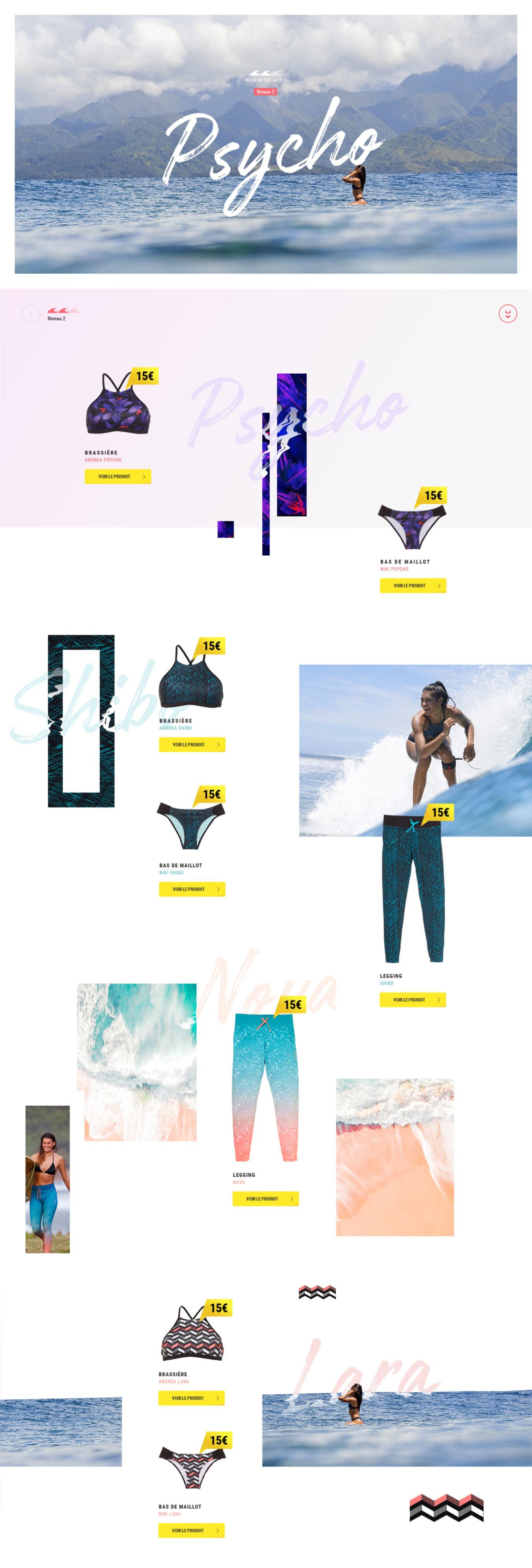 OLAIAN Lookbook 2018 summer edition landing page pyscho