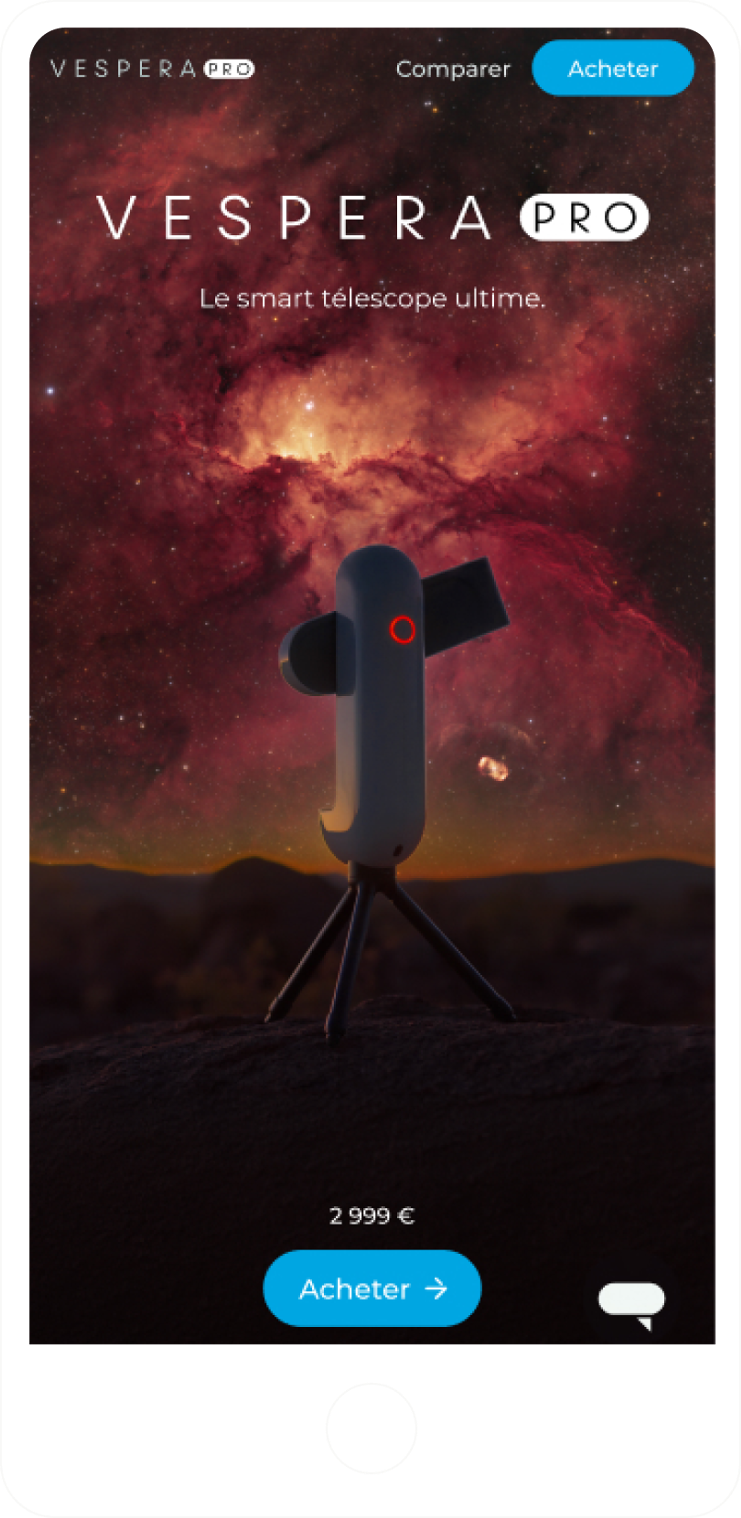 Vaonis mobile - Vespera Pro