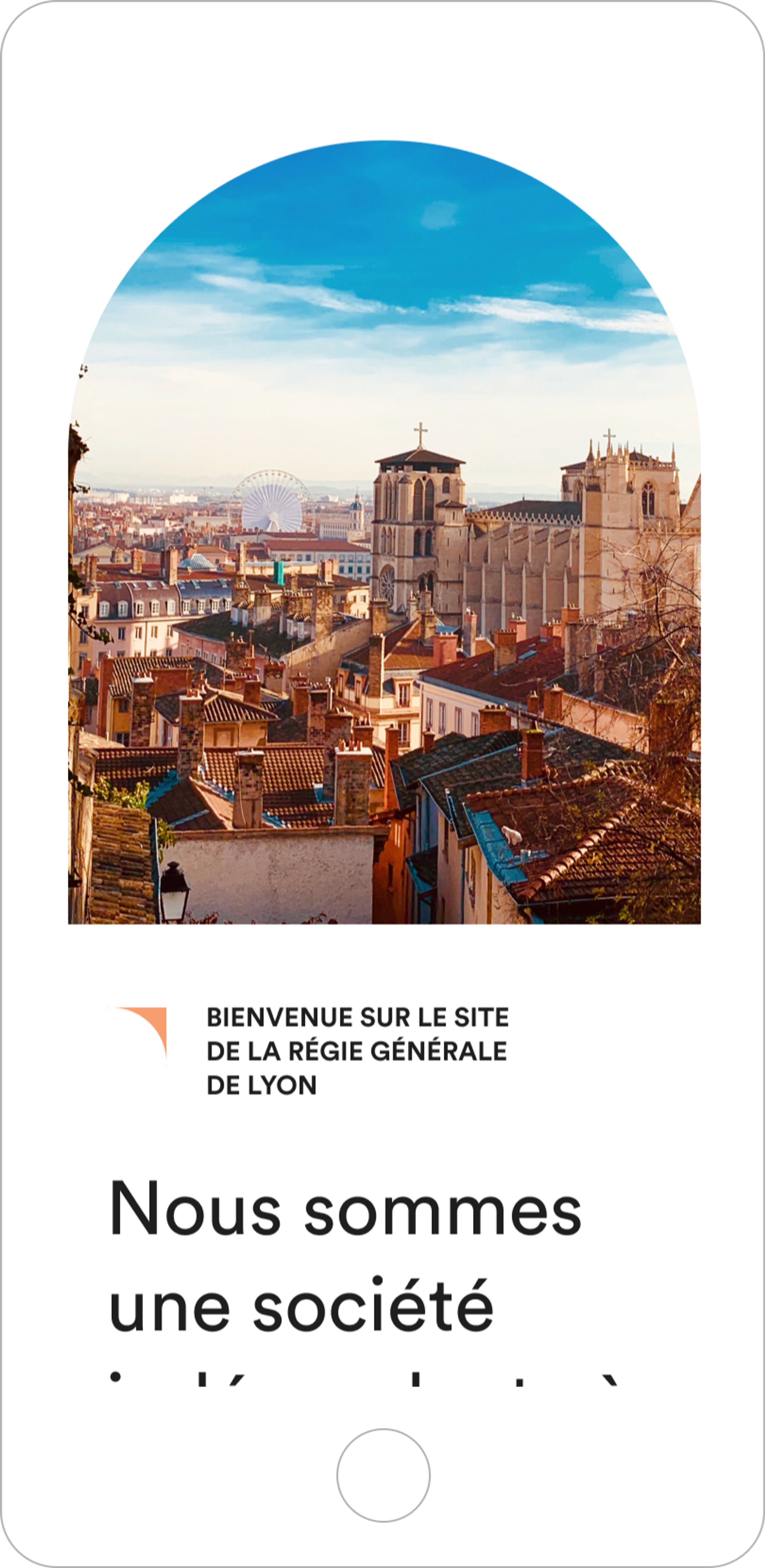 Régie générale de Lyon mobile société 