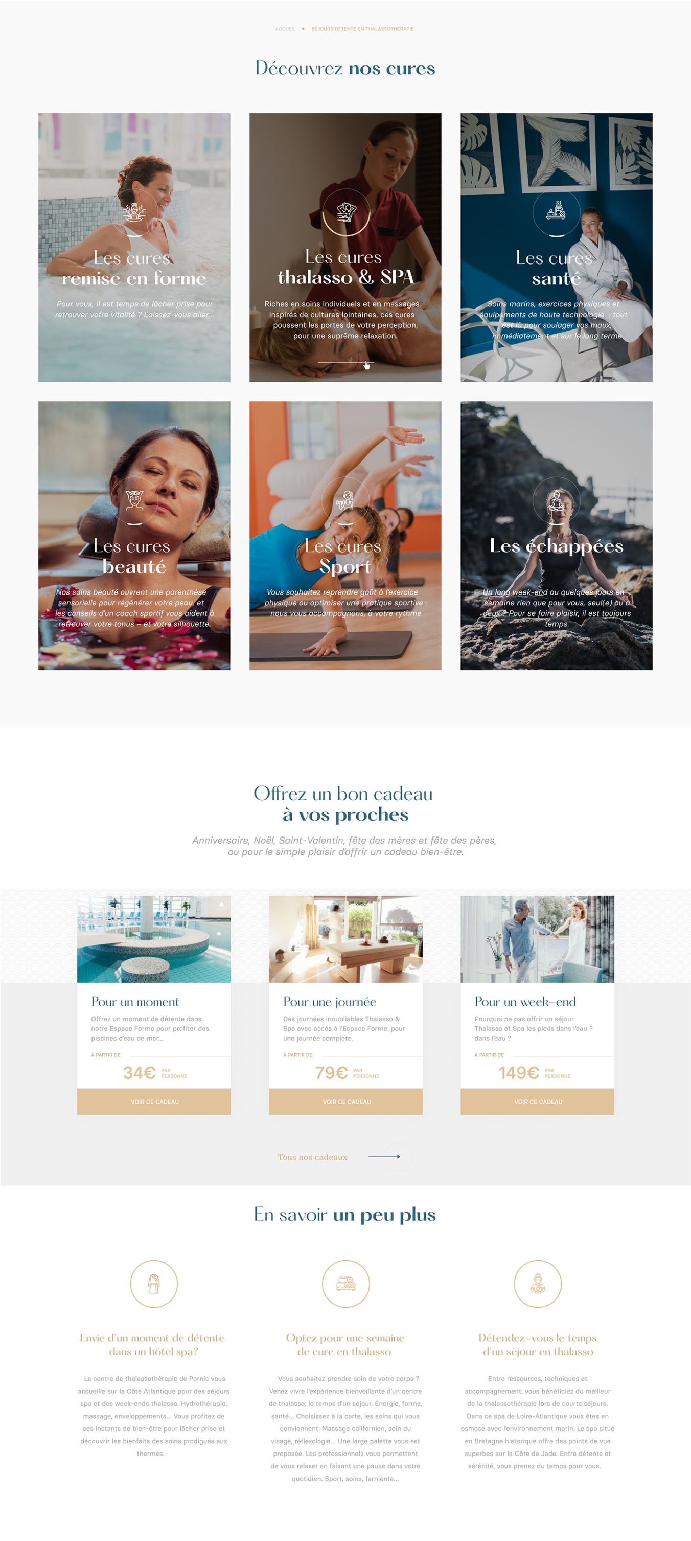 Alliance Pornic image fullscreen site e-commerce desktop nos cures