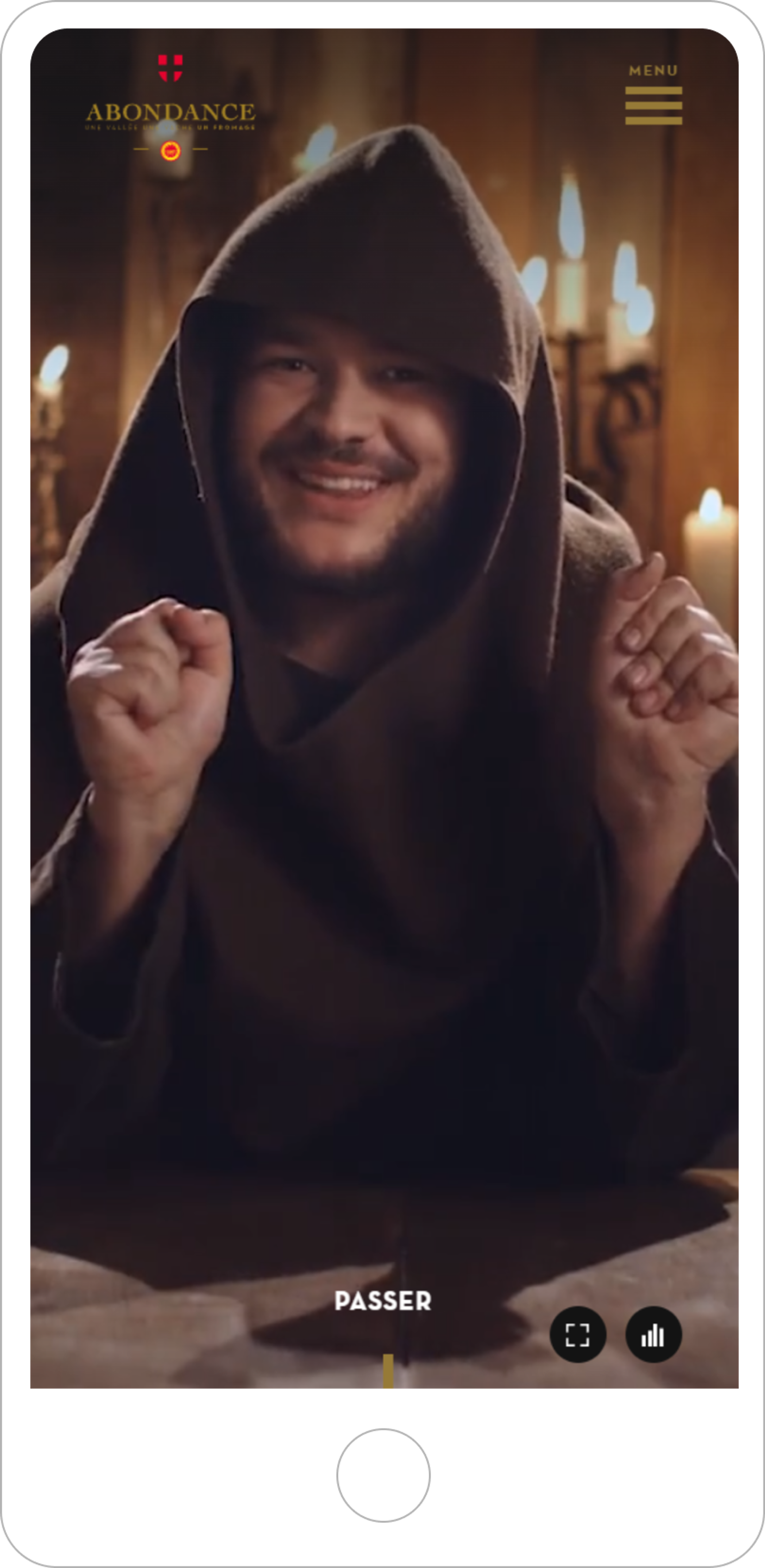 Fromage Abondance expérience digitale mobile