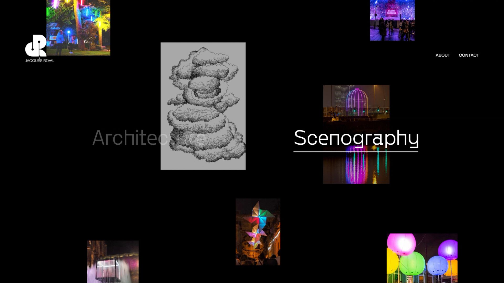 Jacques Rival - image full screen site vitrine slider