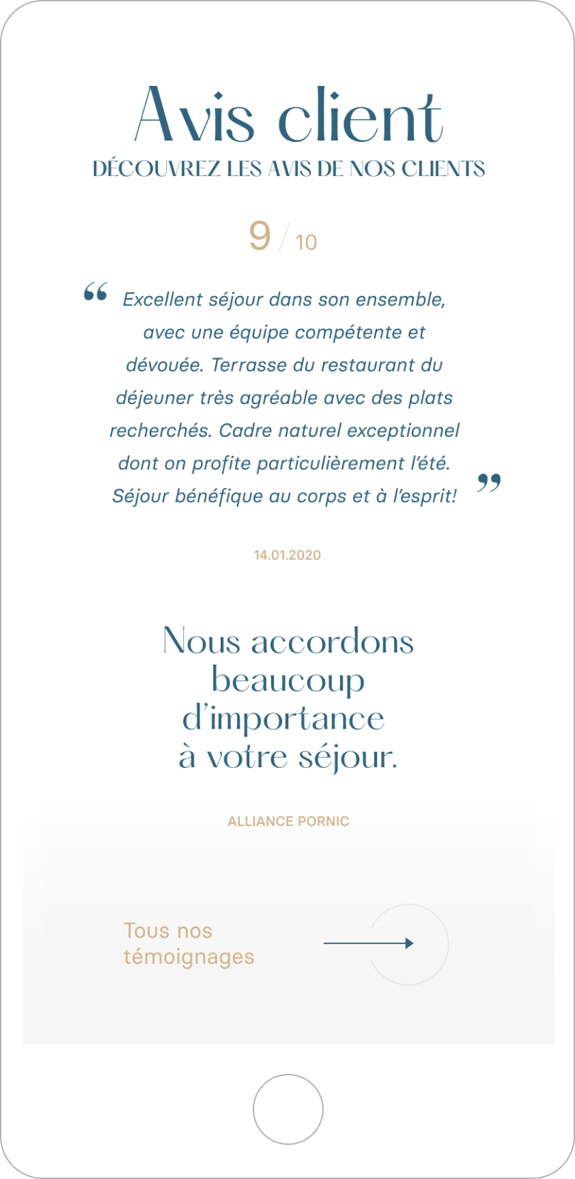 Alliance Pornic image fullscreen site e-commerce mobile avis client