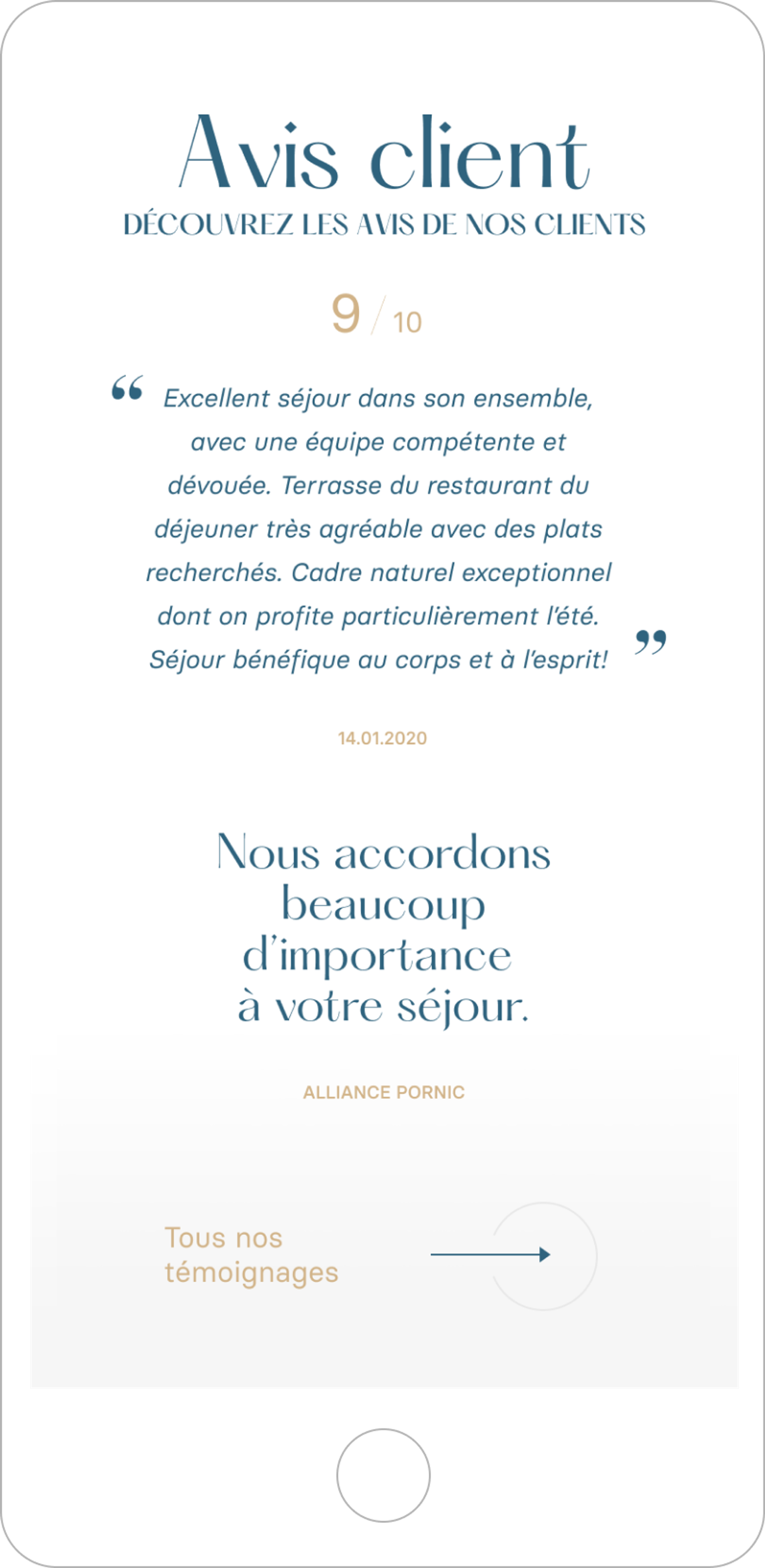 Alliance Pornic image fullscreen site e-commerce mobile avis client