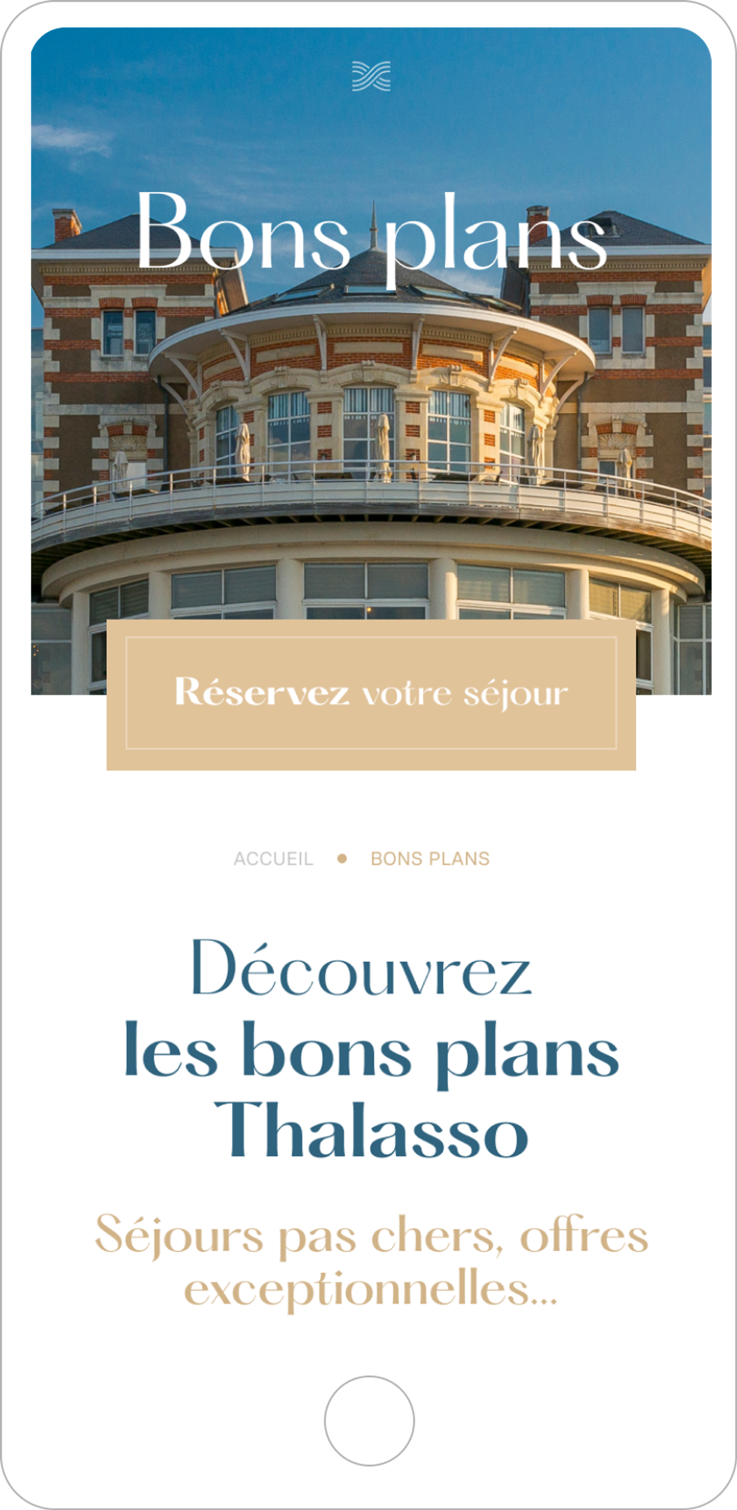 Alliance Pornic image fullscreen e-commerce mobile site special offers