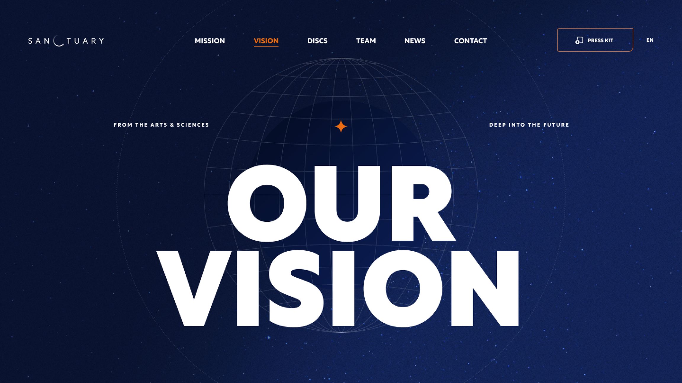PAGE VISION Sanctuary on the moon - page notre vision 