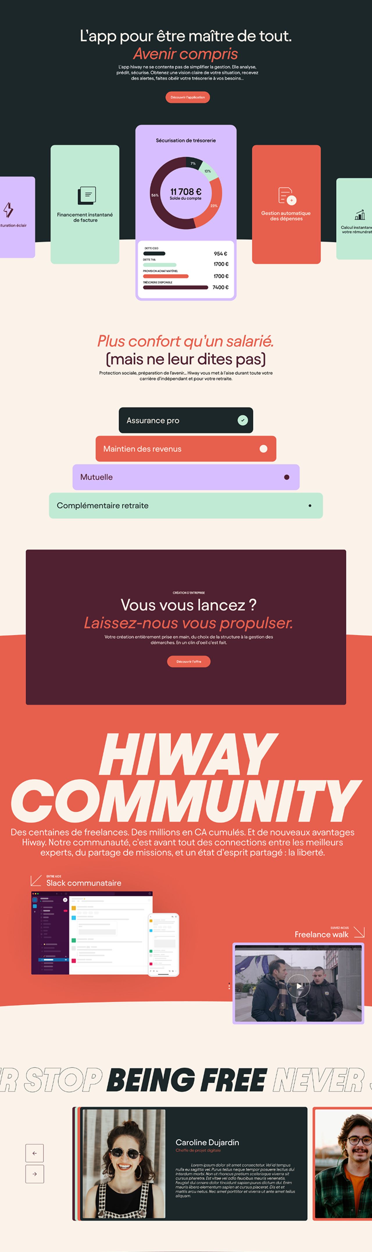 Hiway new graphic identity by Agence Akaru / desktop
