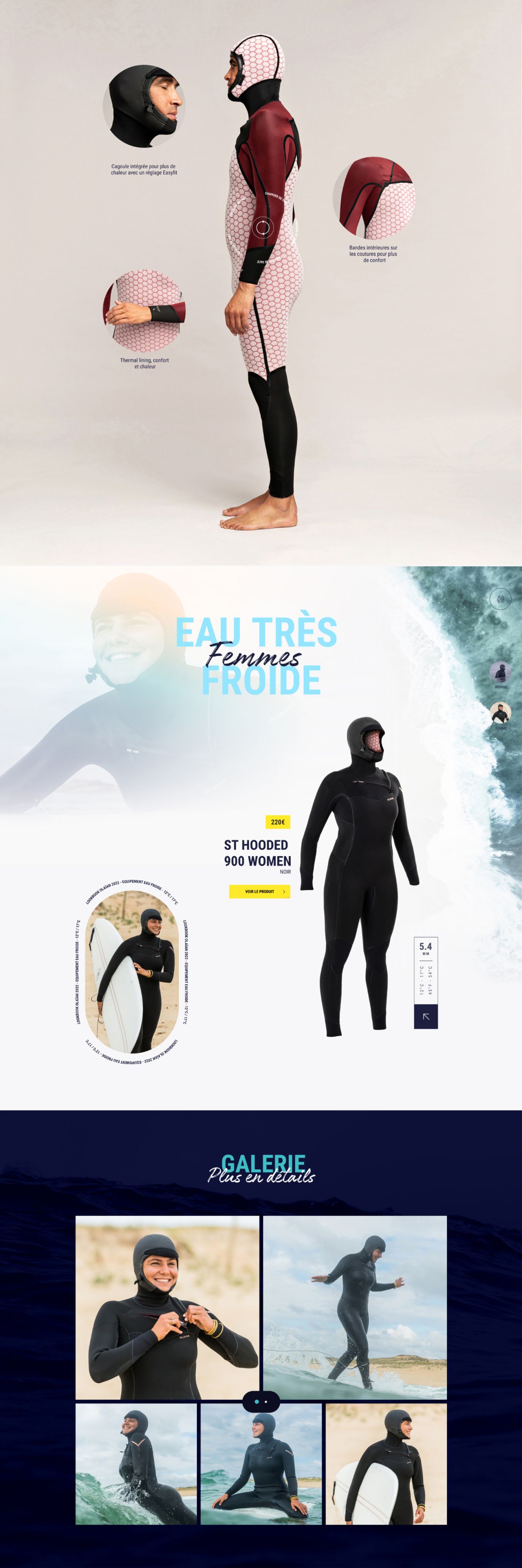 Olaian Loobook wetsuit screen desktop module zoom