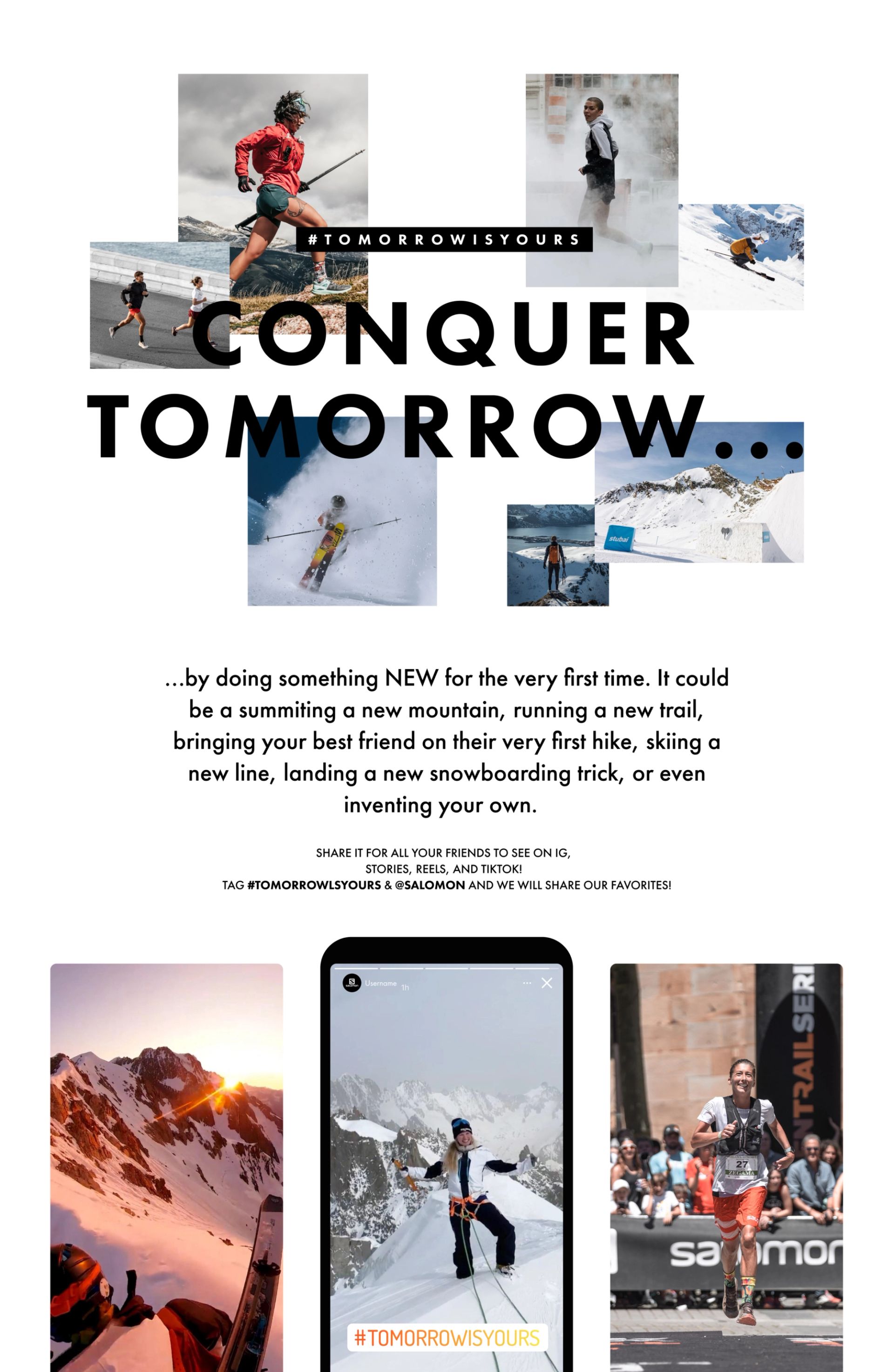 Salomon image screen page conquer tomorrow