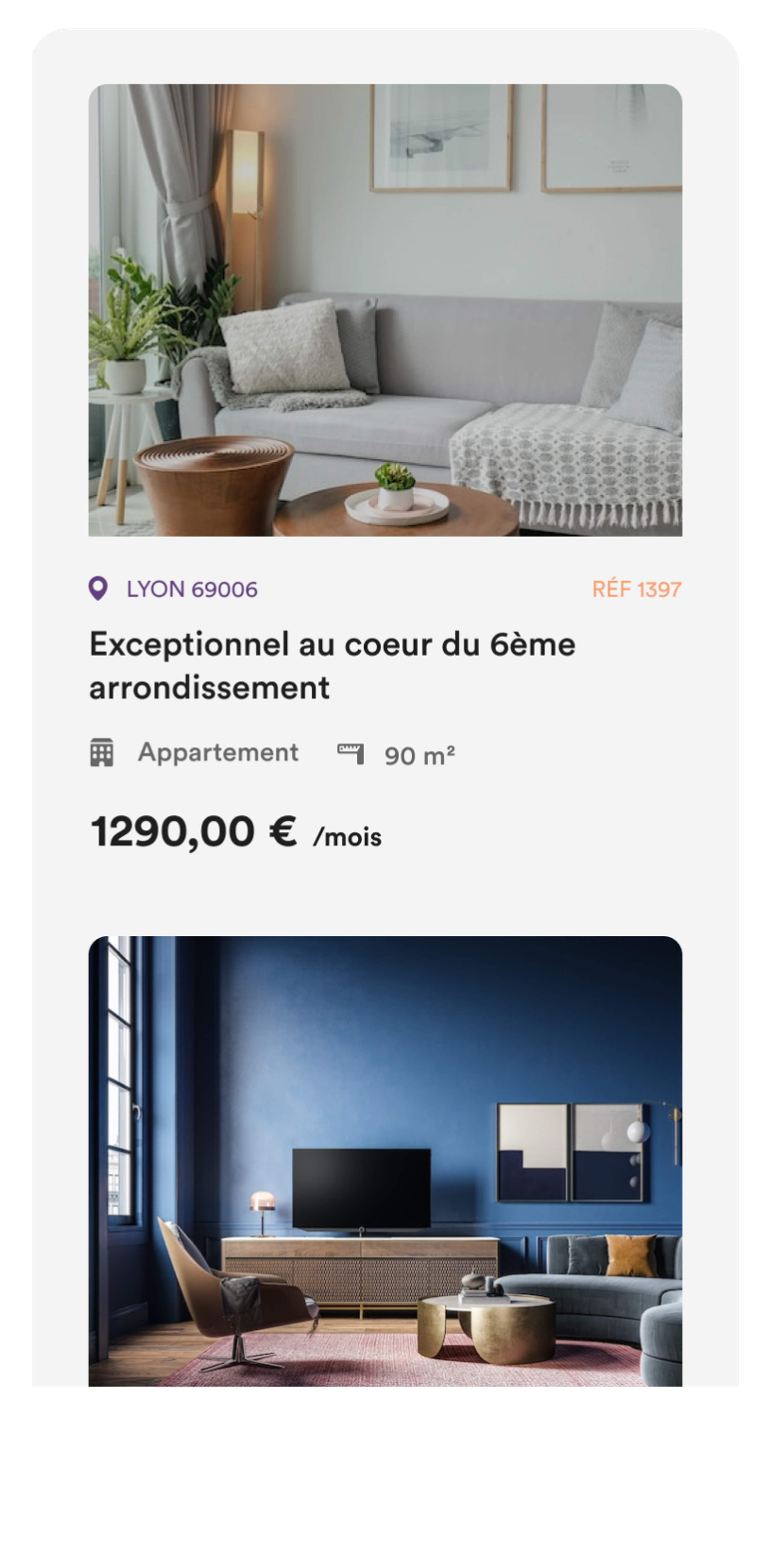 Régie générale de Lyon mobile offres biens