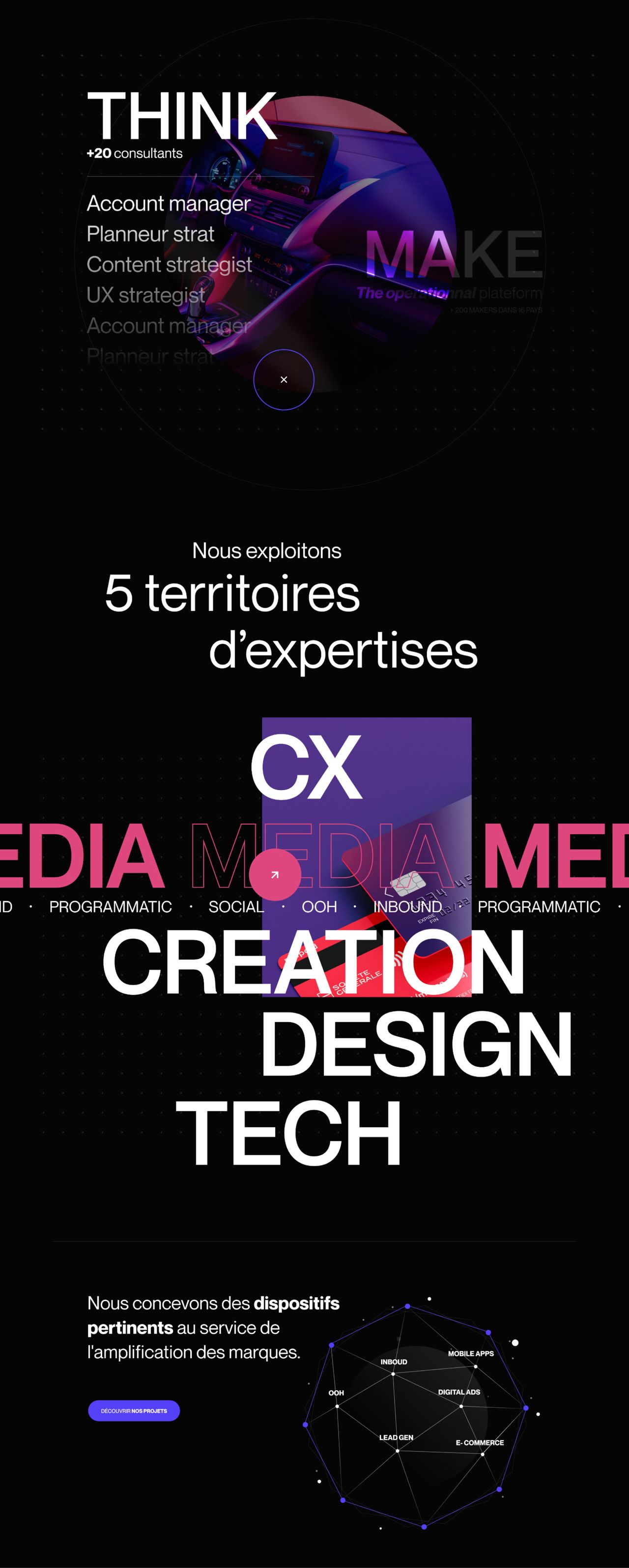 Mediakeys' internet homepage