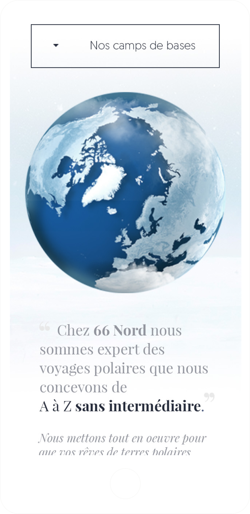 66° Nord mobile map