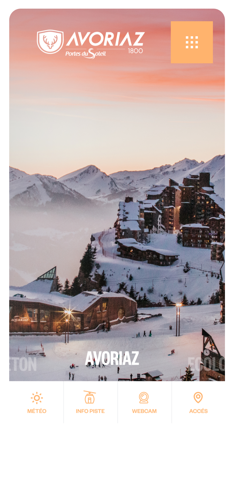 Avoriaz mobile header