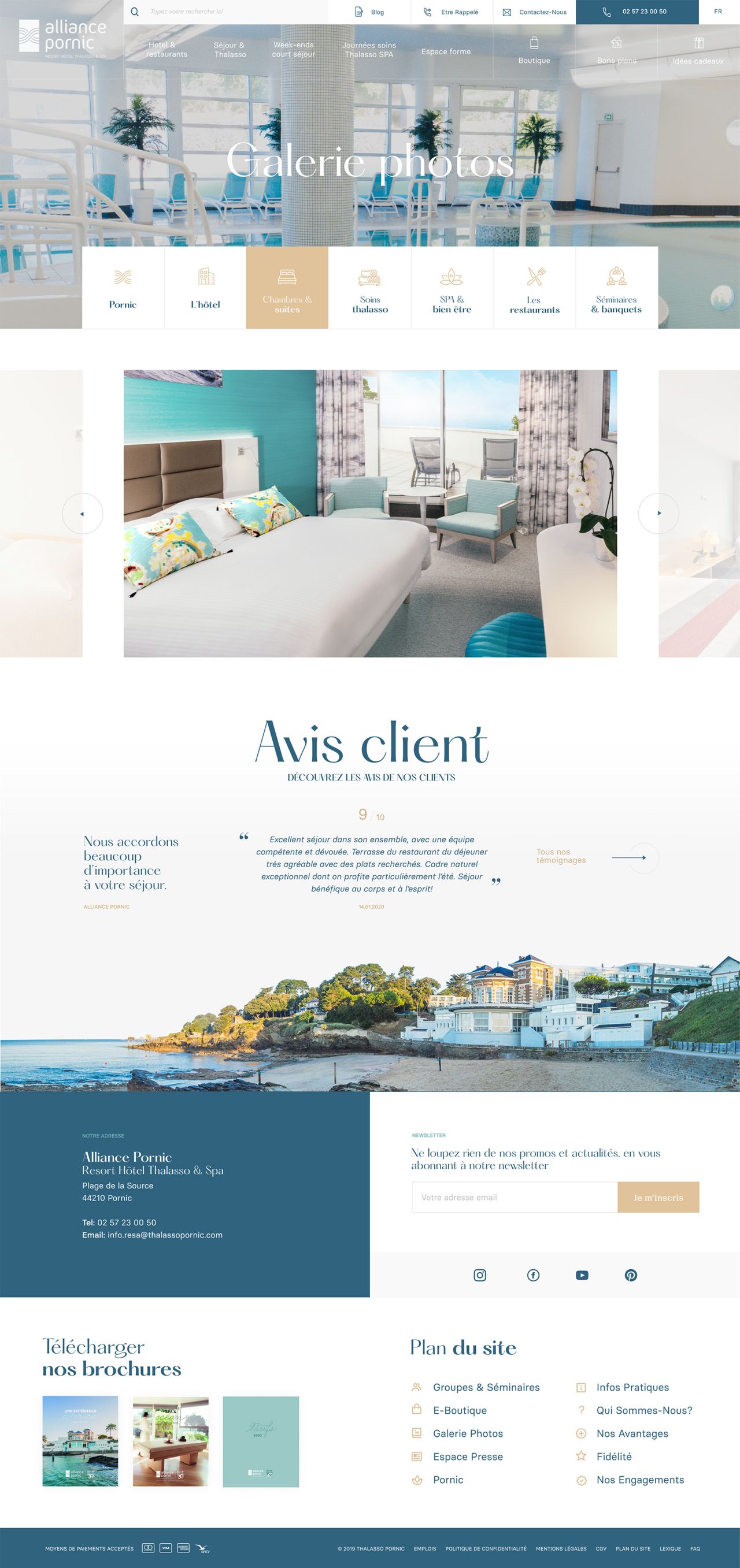 Alliance Pornic full-screen image e-commerce site desktop photo gallery