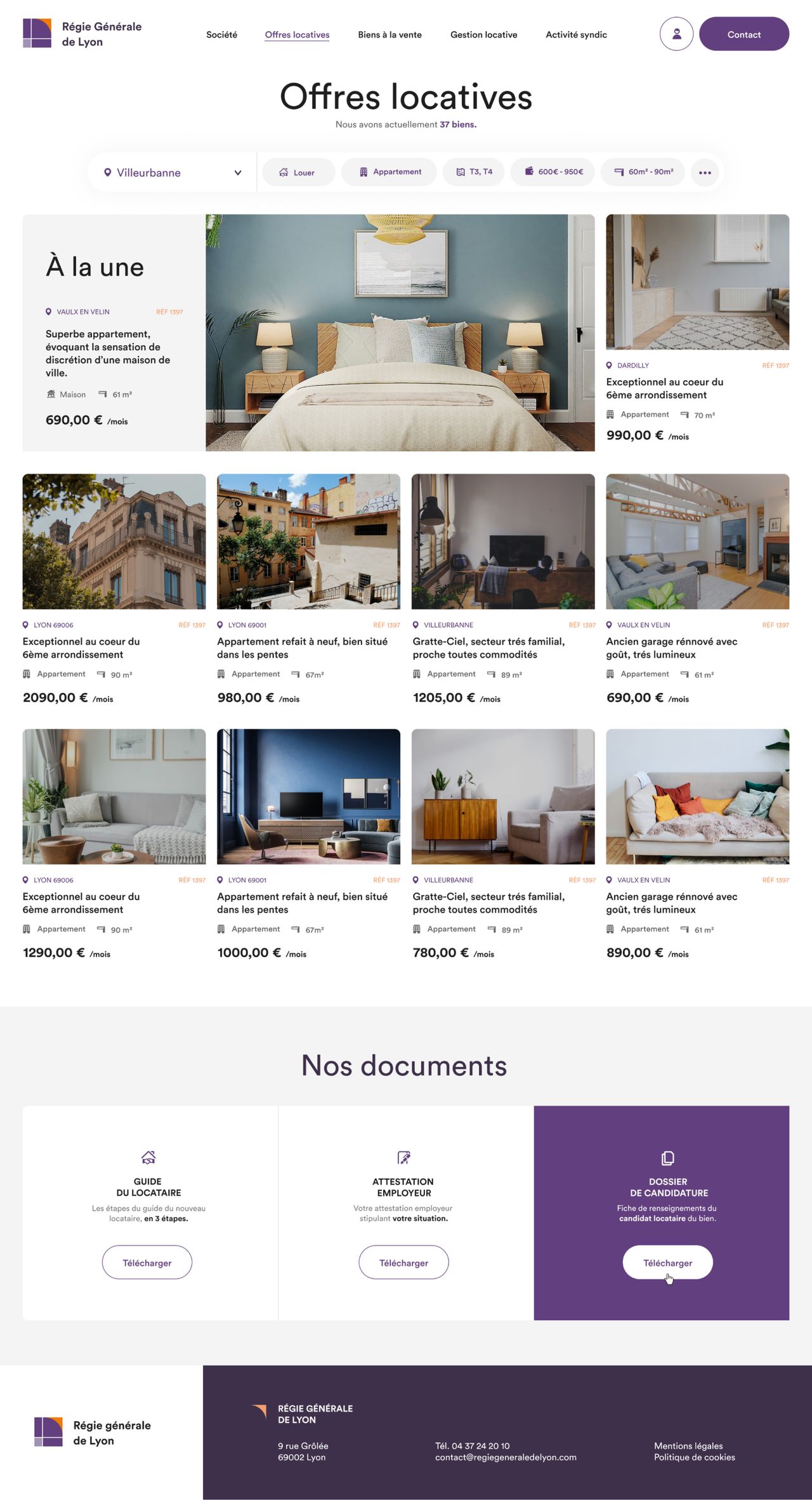 General management of Lyon desktop rental offers