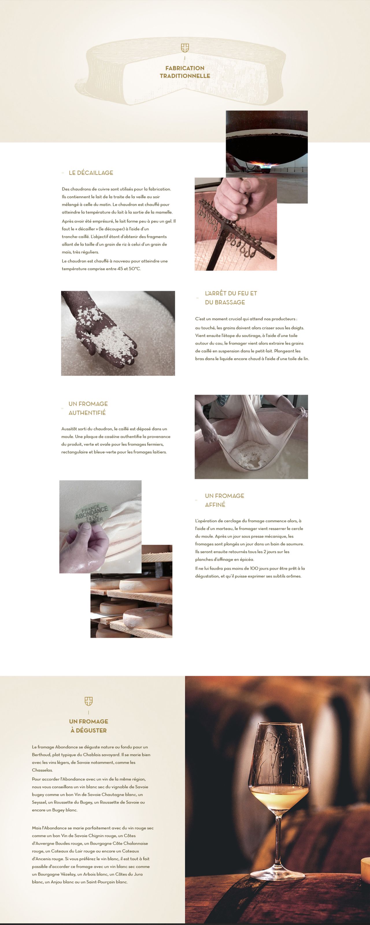 Abondance cheese digital experience desktop cheese