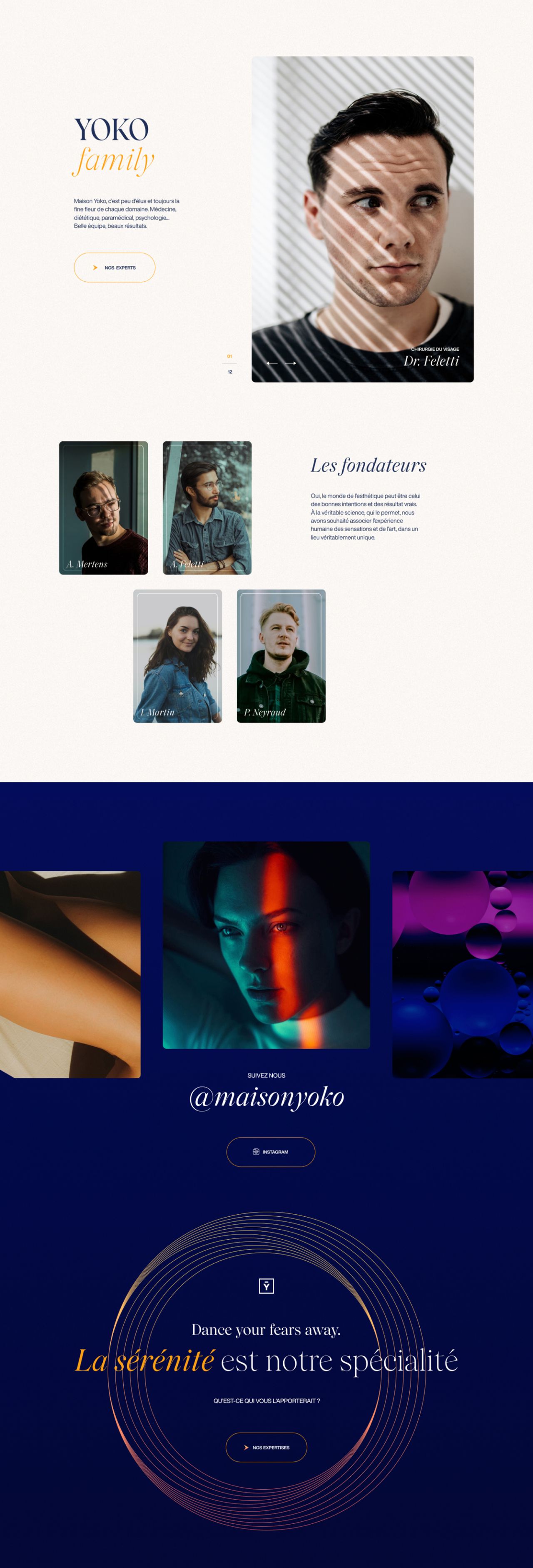 Maison yoko page teams