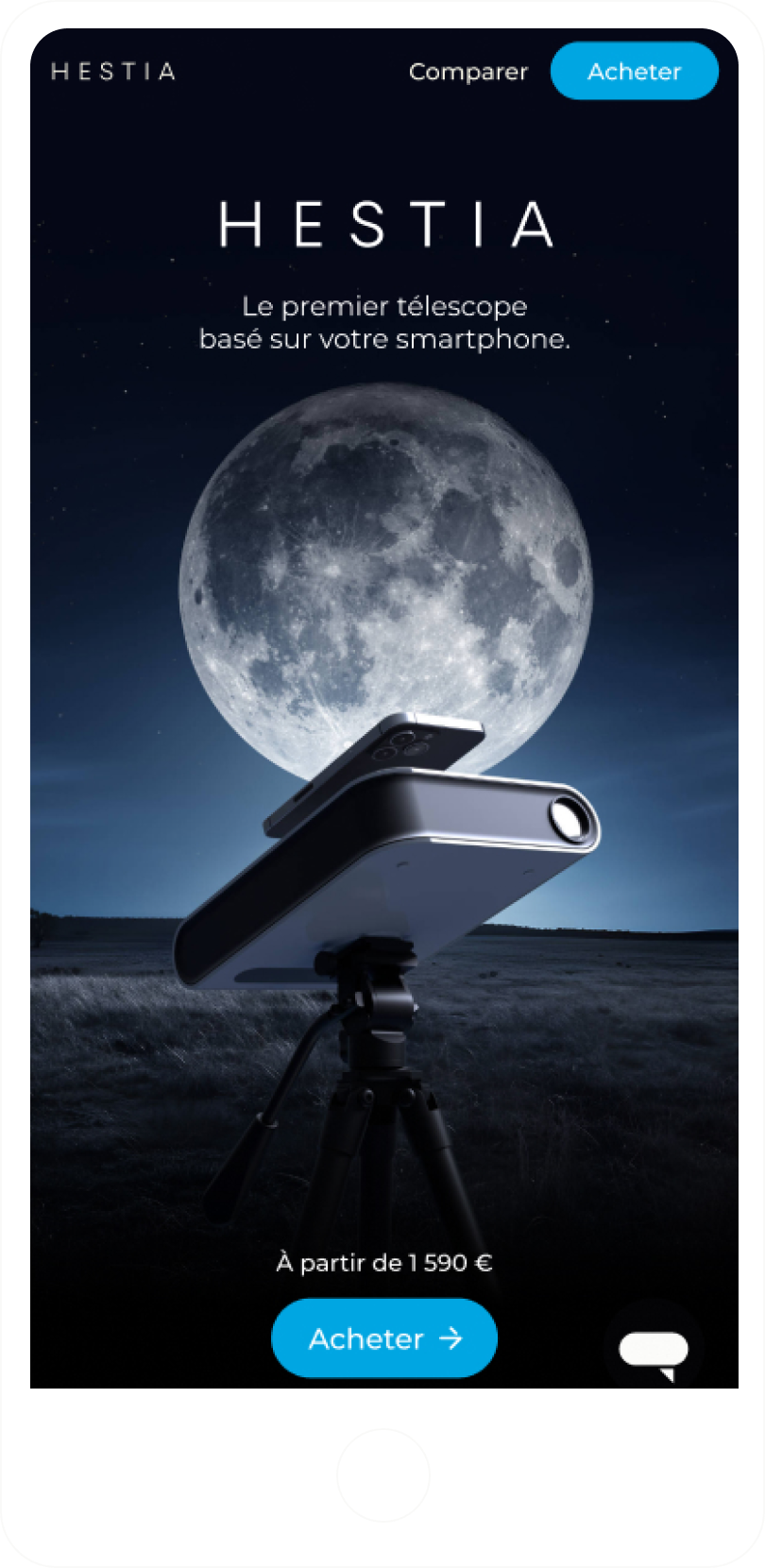 Vaonis mobile hestia