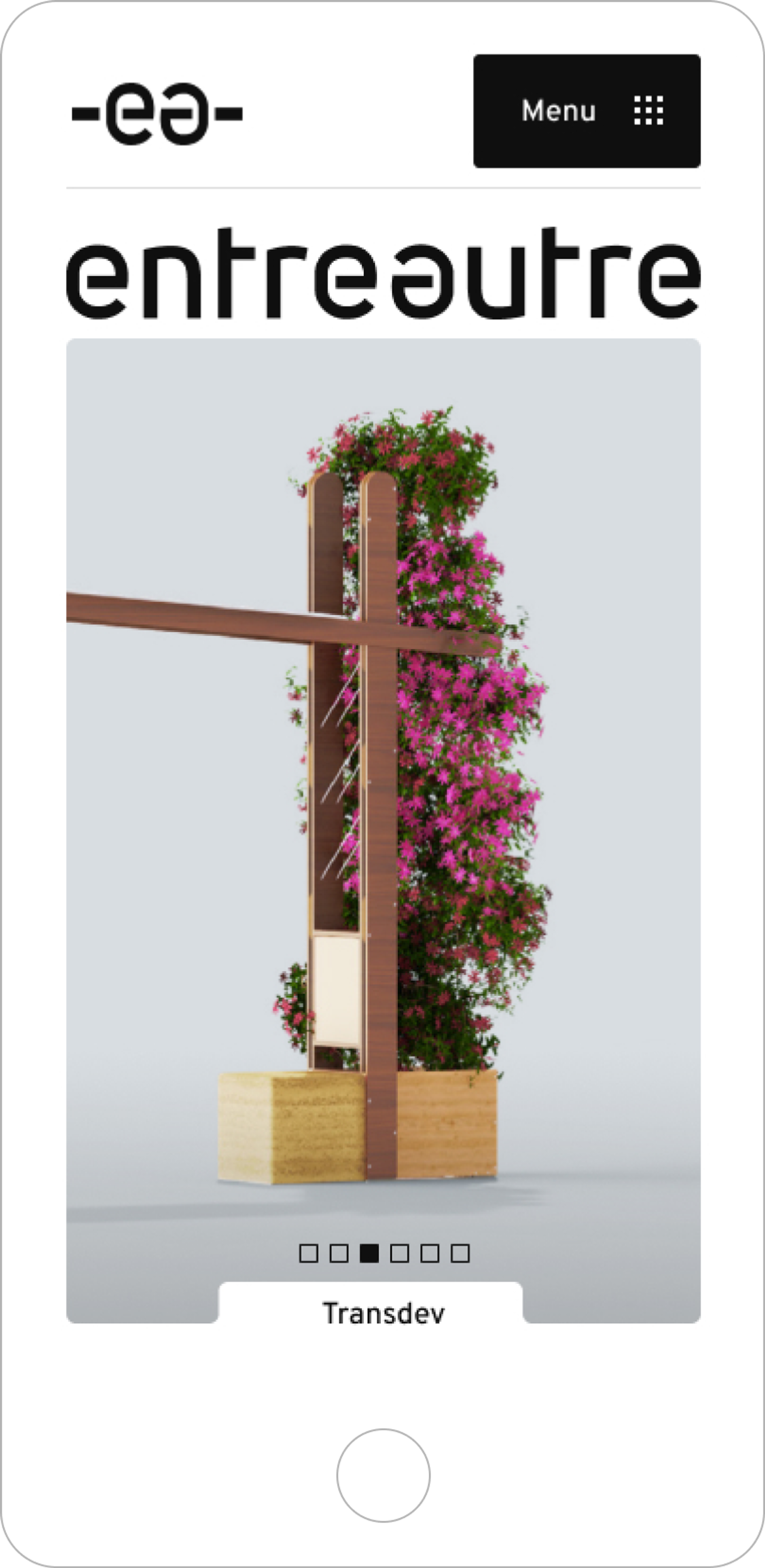 Agence EntreAutre - agence design - site vitrine Akaru mobile