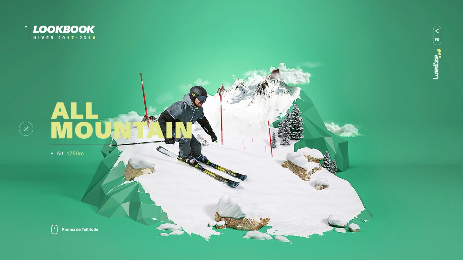 Wedze - Lookbook 2018 desktop toute montagne