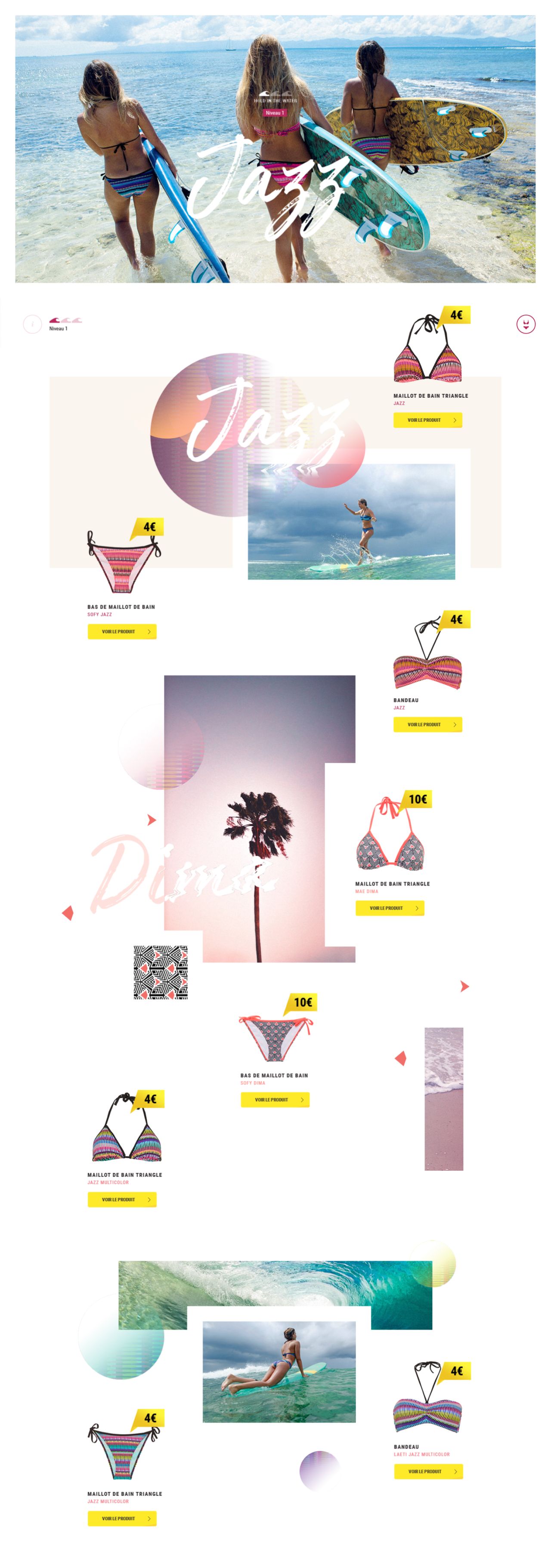 OLAIAN Lookbook 2018 summer edition landing page jazz