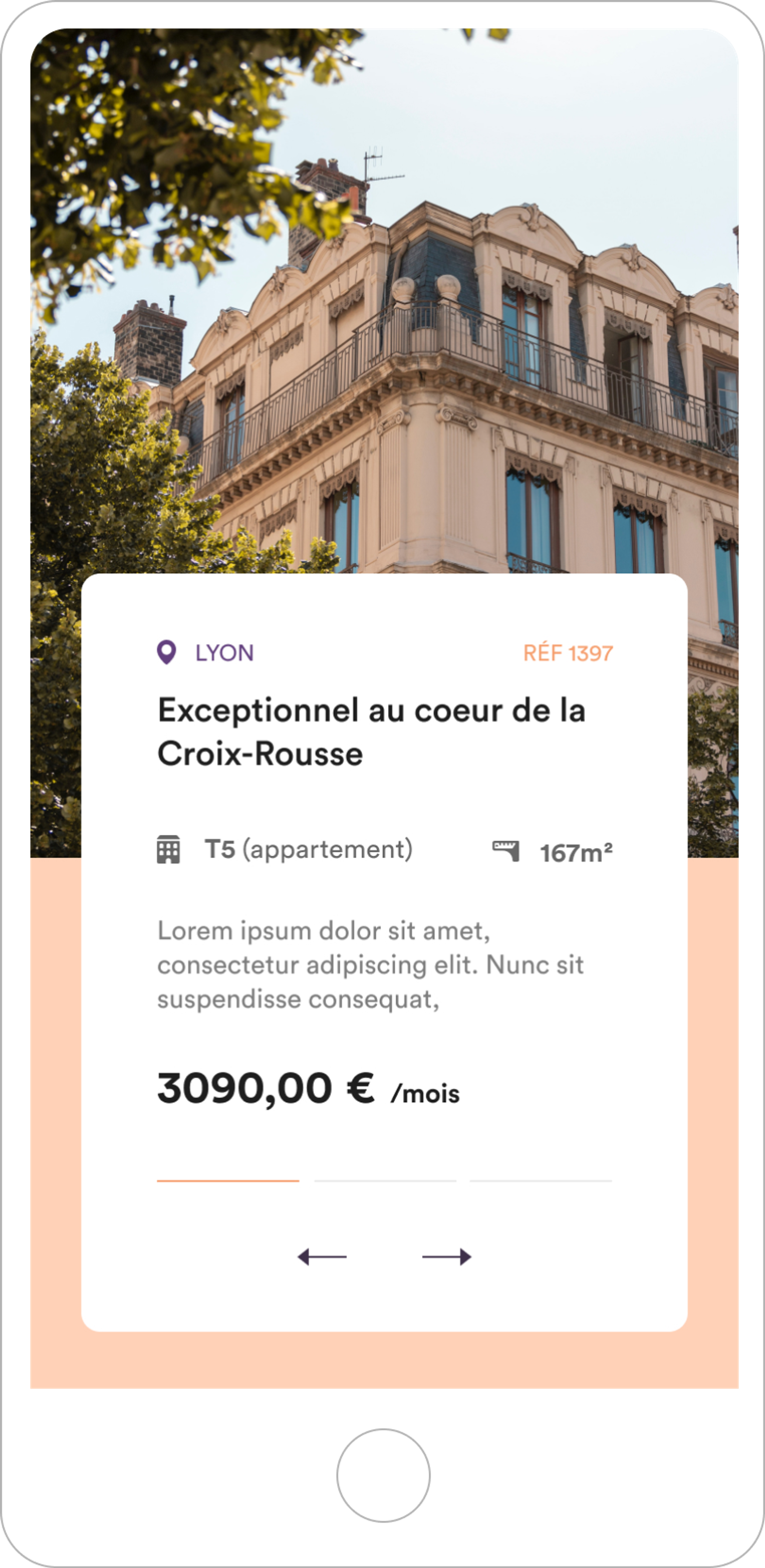 General management of Lyon mobile product sheet
