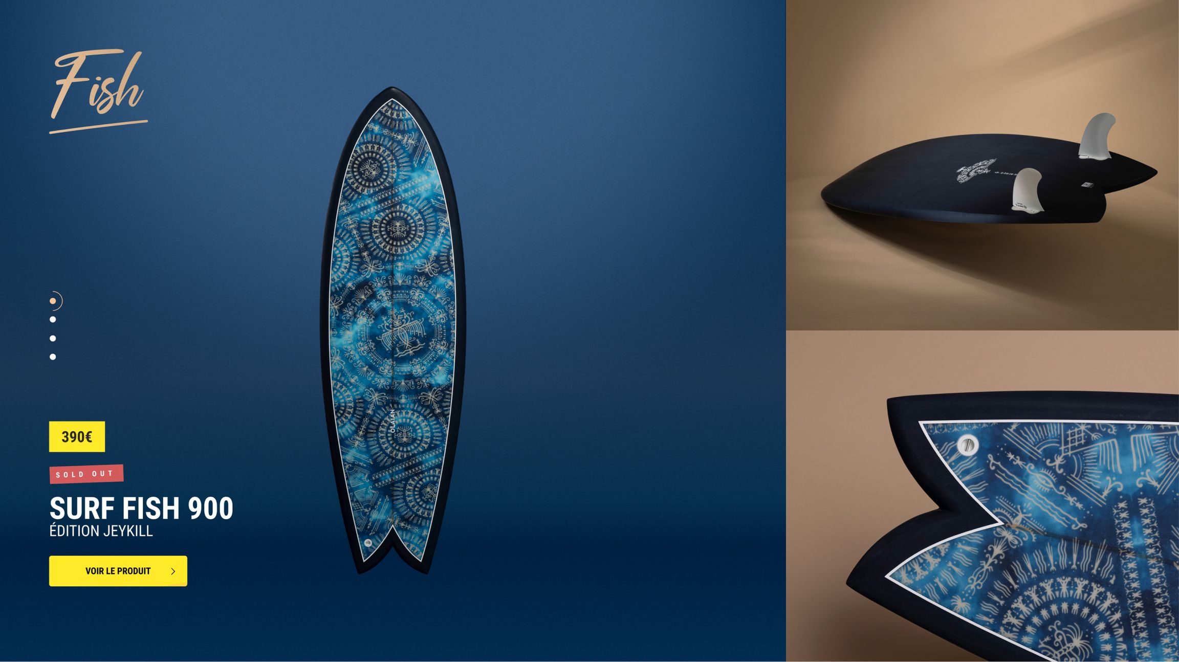 Olaian x Jeykill - surfboard slider