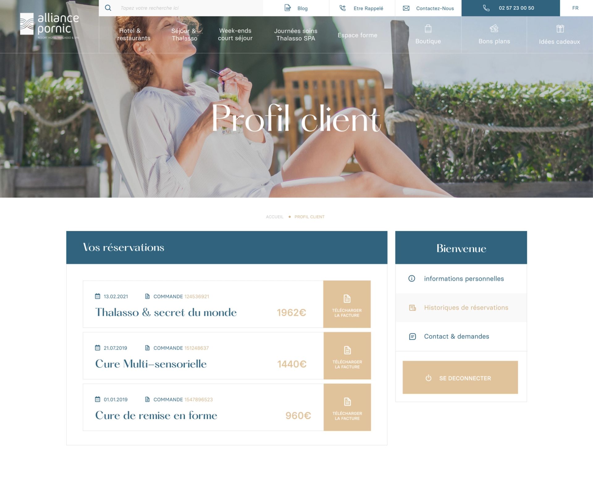 Alliance Pornic image fullscreen website e-commerce desktop product page