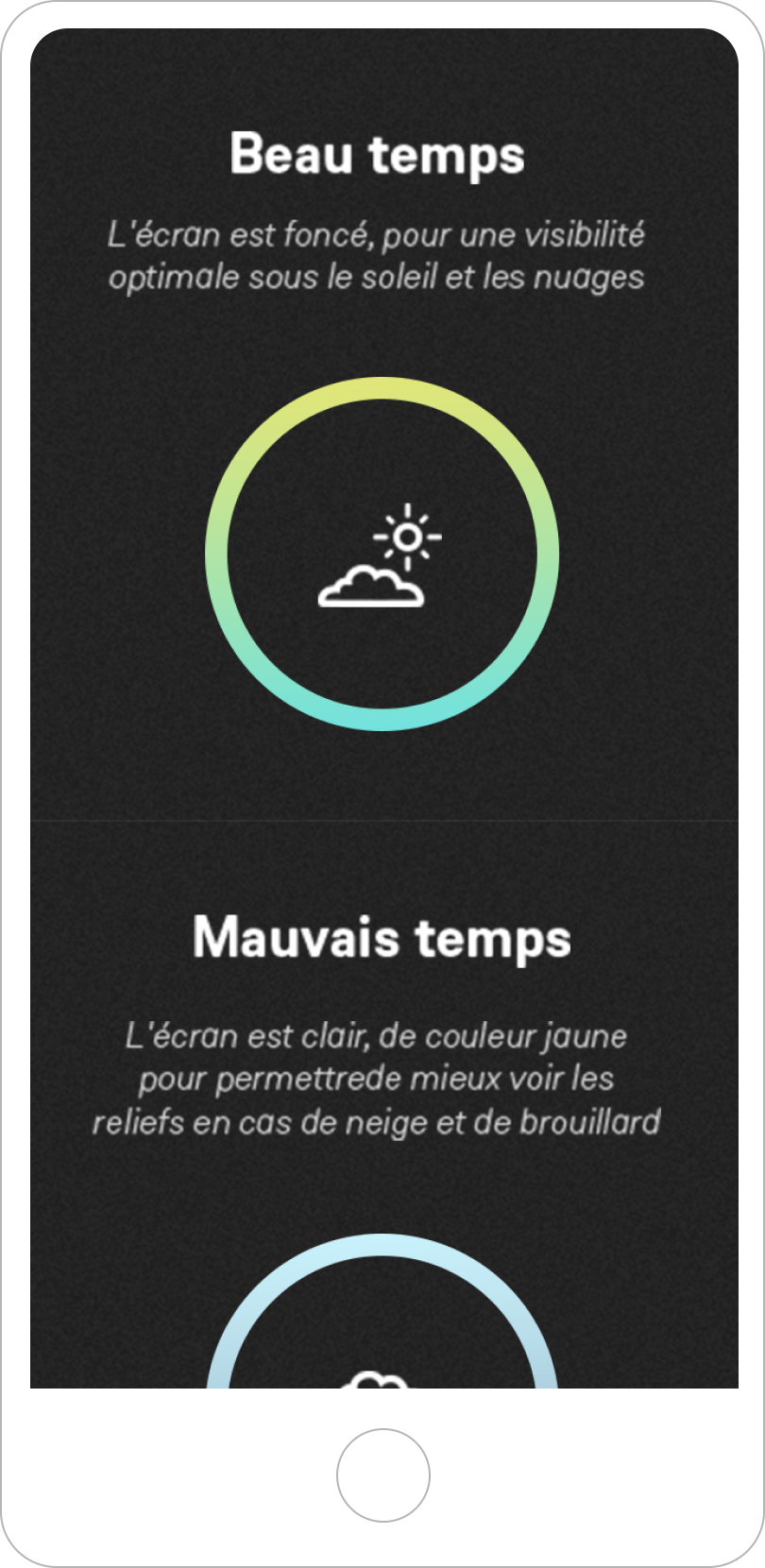 Wedze goggles mobile site experience time