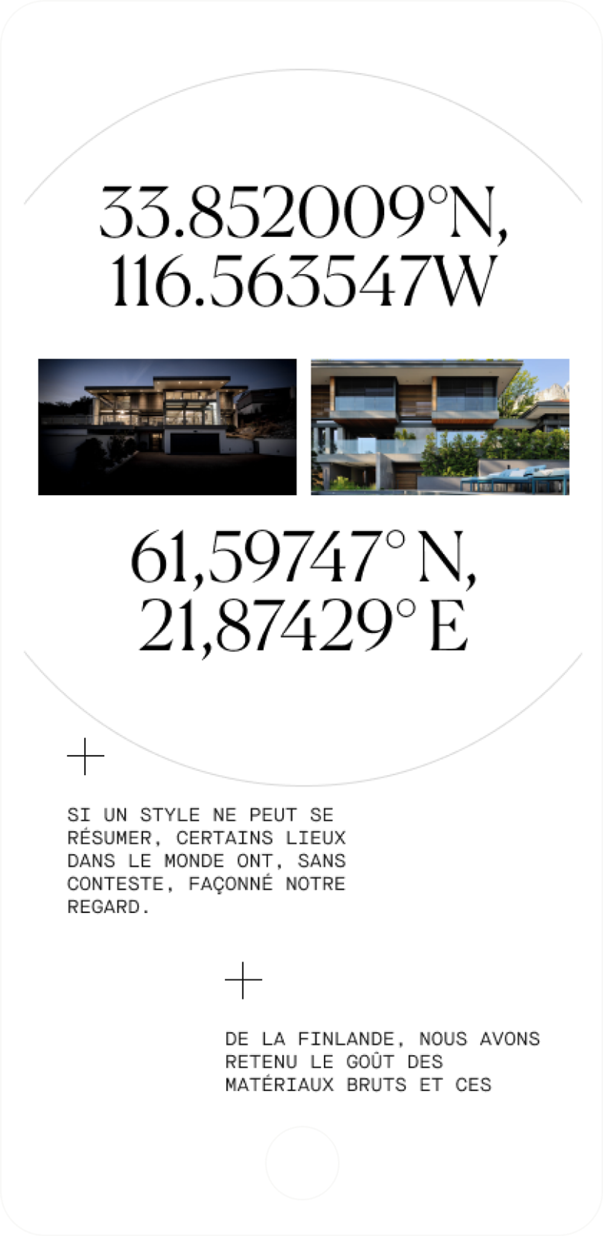 Vaonis mobile - section