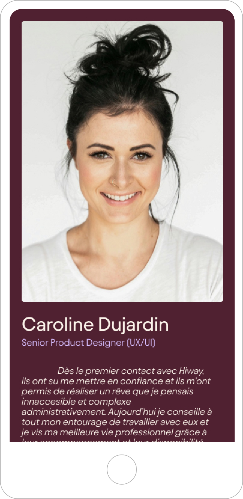 Hiway new graphic identity by Agence Akaru / mobile