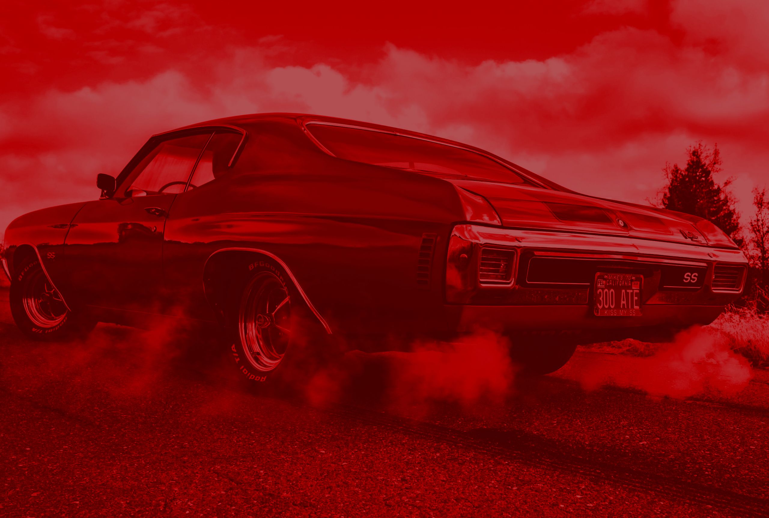 Custom red car internet filter site